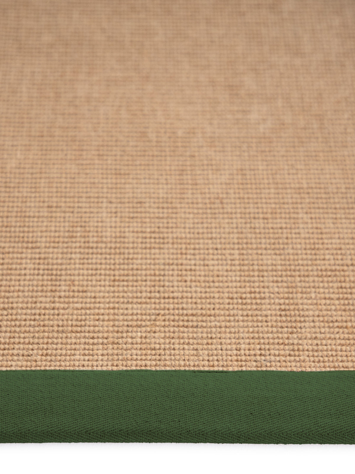 Sisalteppich Läufer Grün in grün aus sisal/jute
