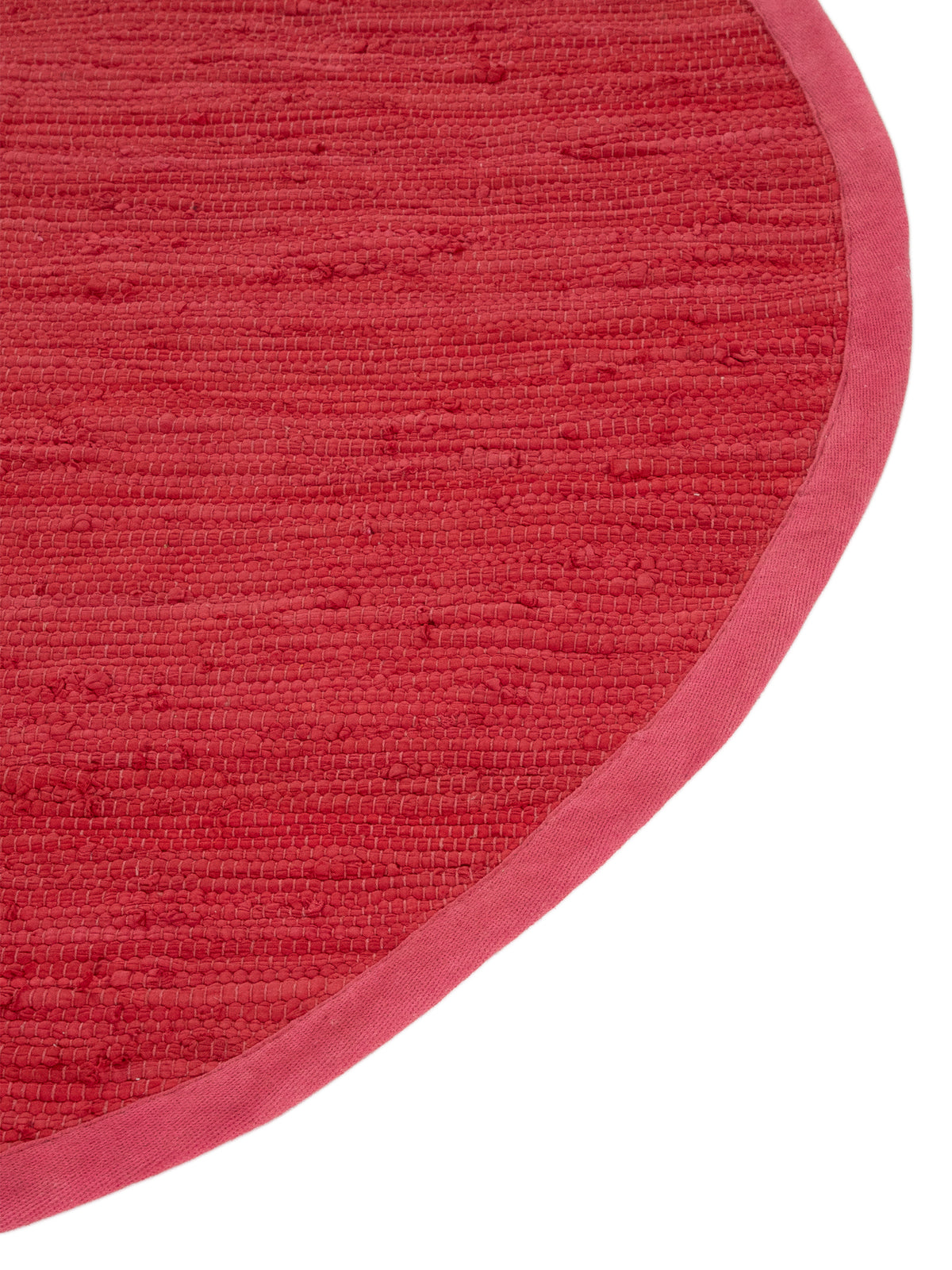 Kelim Chindi Uni Rund in rot