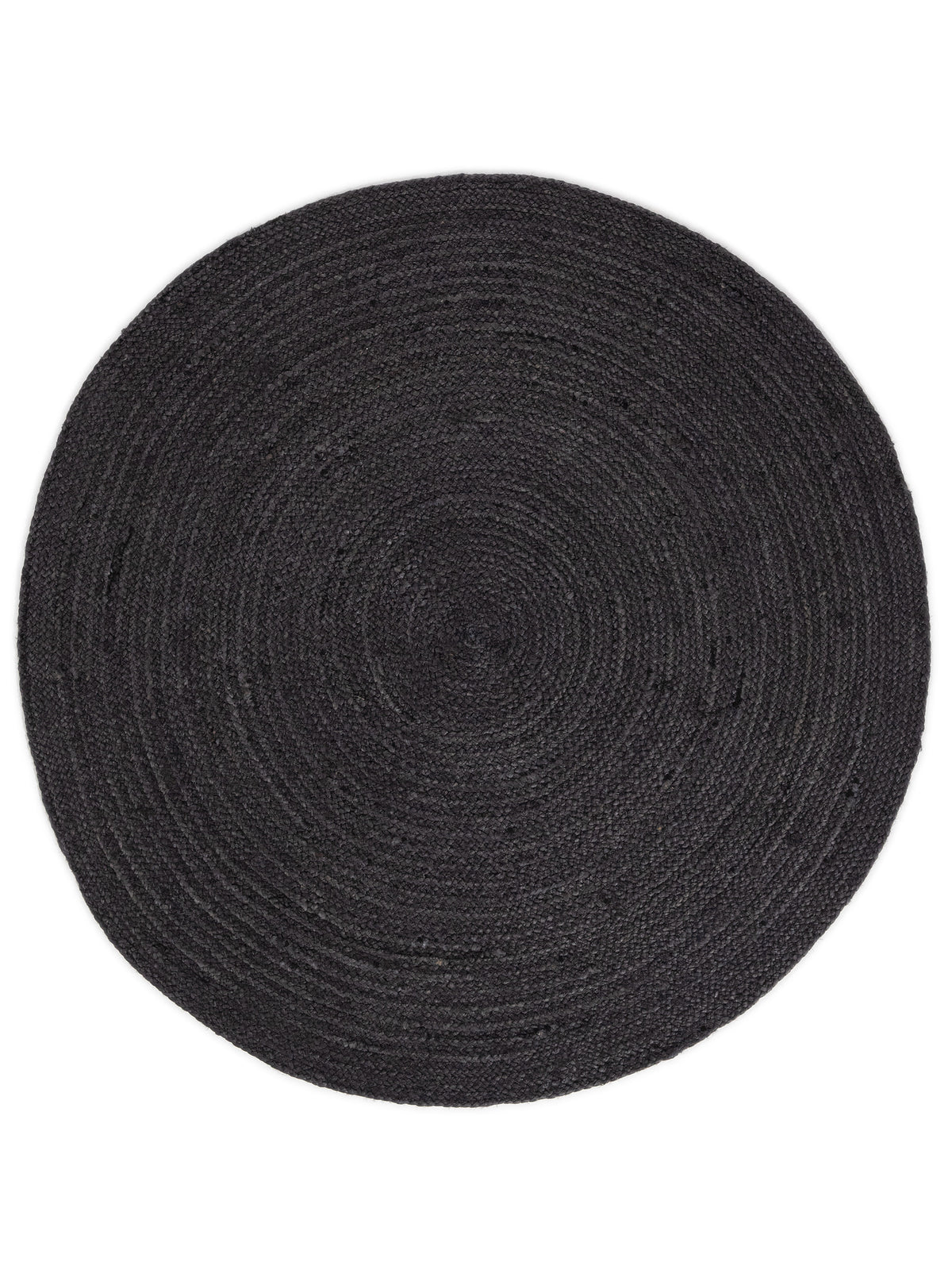 Juteteppich Nele Rund Anthrazit aus Sisal/Jute