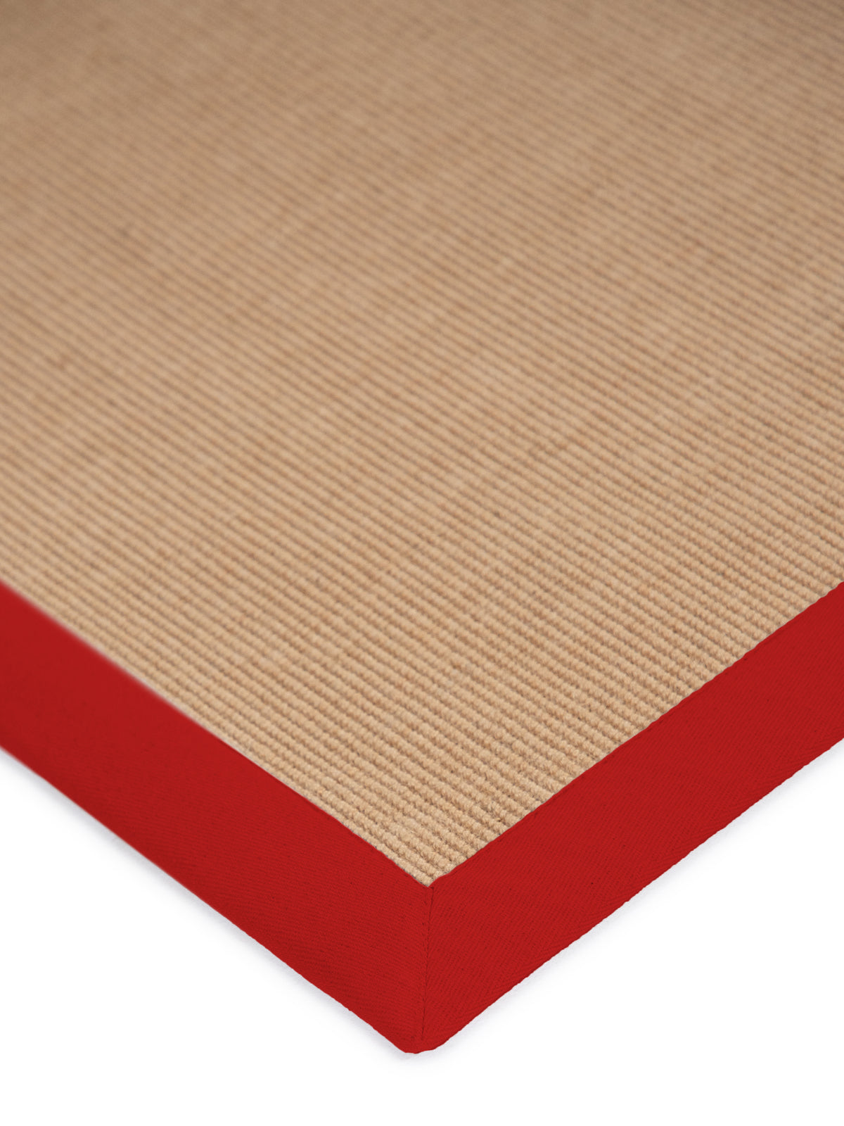 Sisalteppich Läufer Rot aus Sisal/Jute