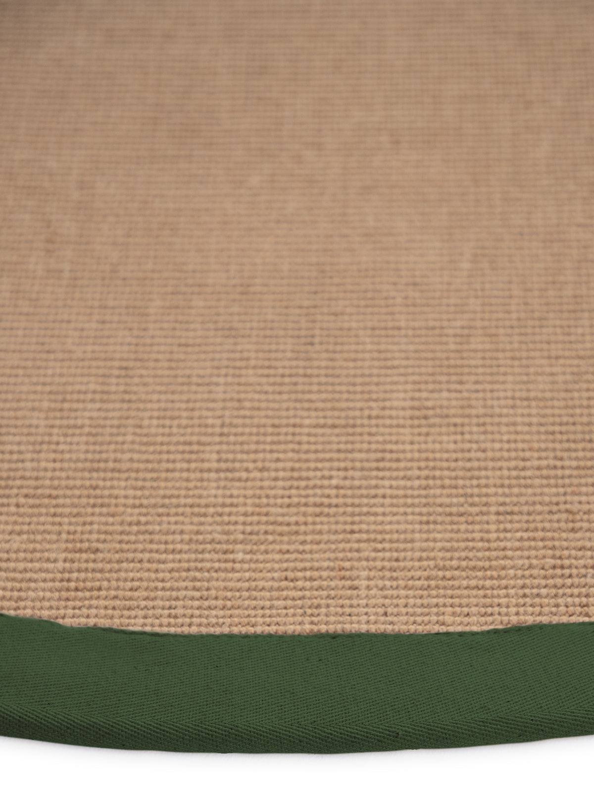 Sisalteppich Rund Grün in grün aus sisal/jute