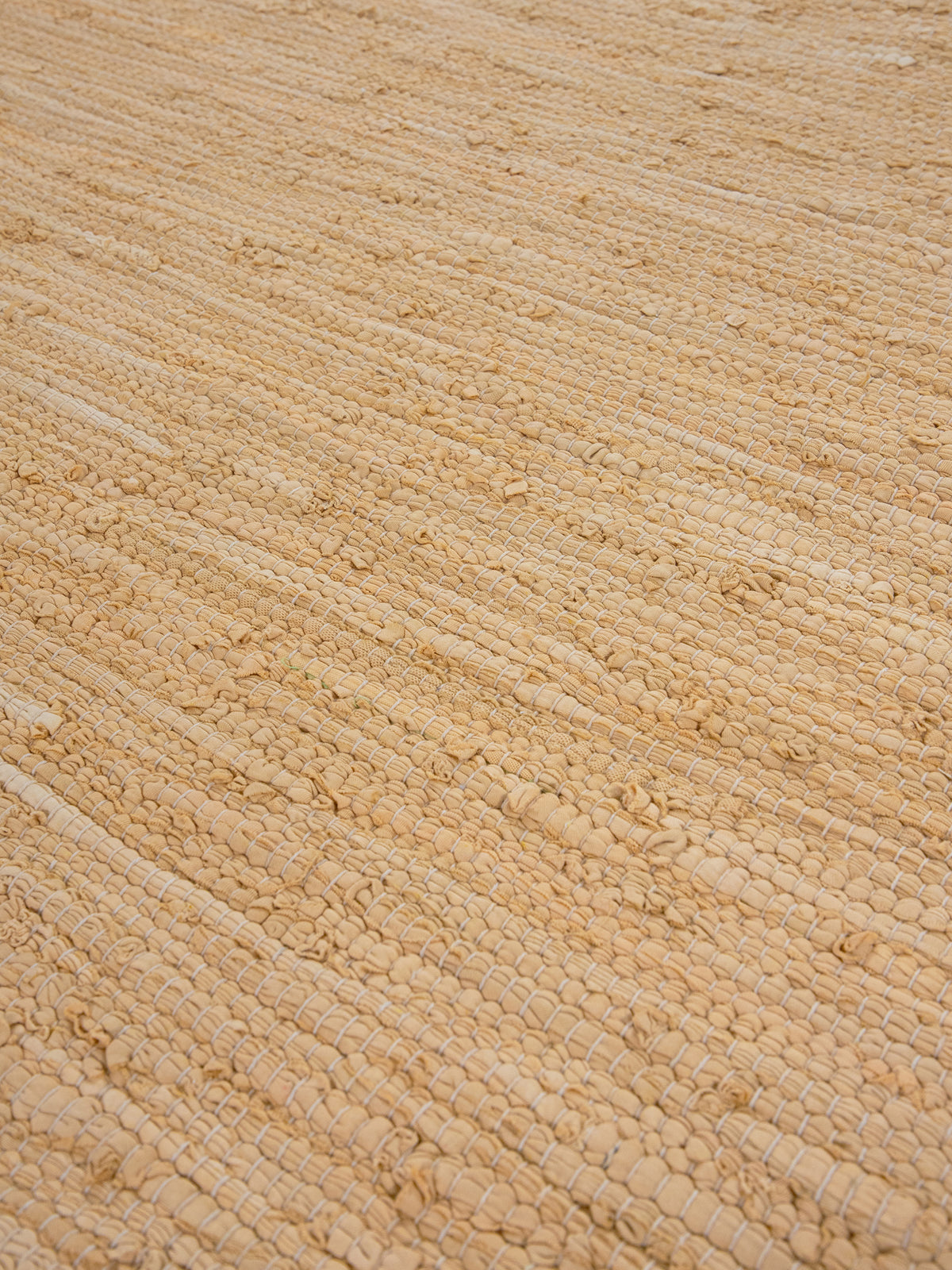 Kelim Chindi Uni Rund in beige