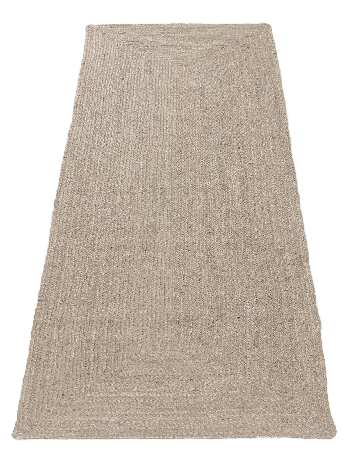 Juteteppich Nele Läufer Taupe in taupe aus sisal/jute