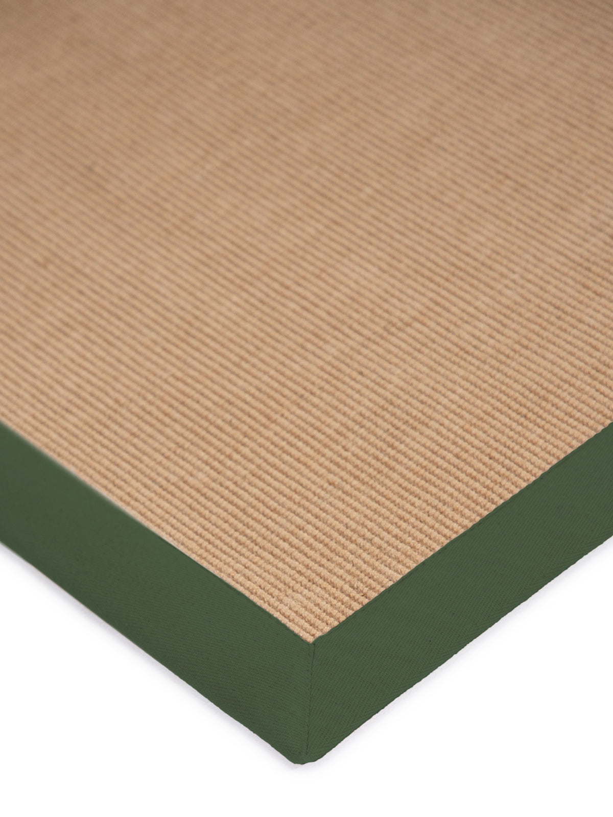 Sisalteppich Läufer Grün in grün aus sisal/jute