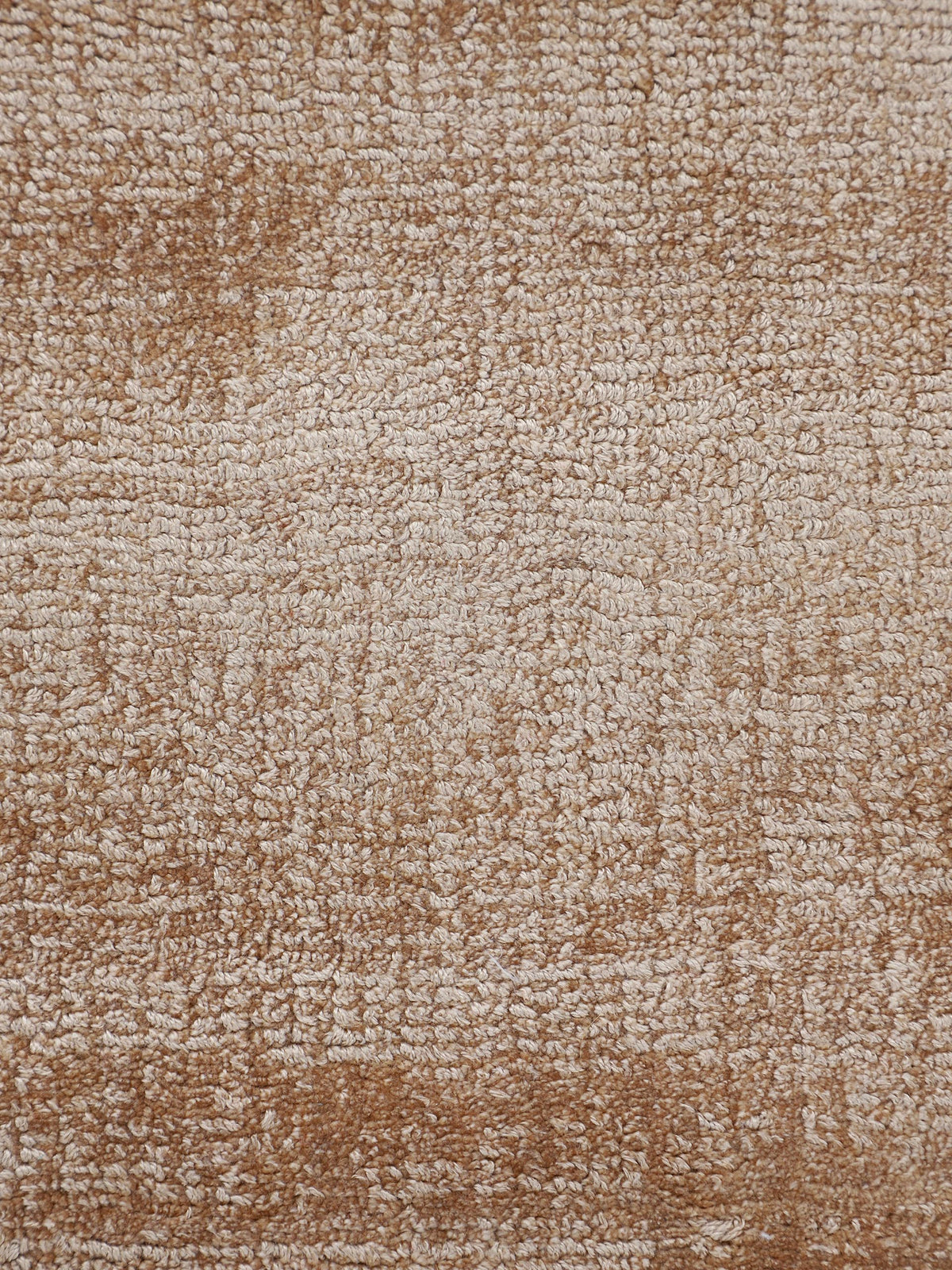 Viskoseteppich Rund Ava Beige in beige aus viskose