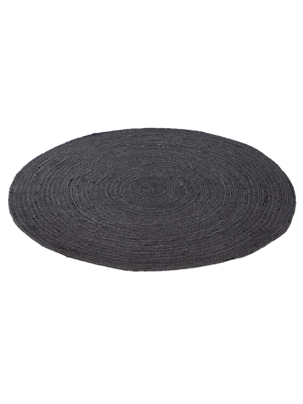 Juteteppich Nele Rund Anthrazit aus Sisal/Jute