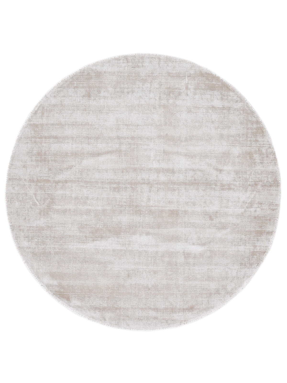 Viskoseteppich Rund Ava Creme in creme aus viskose