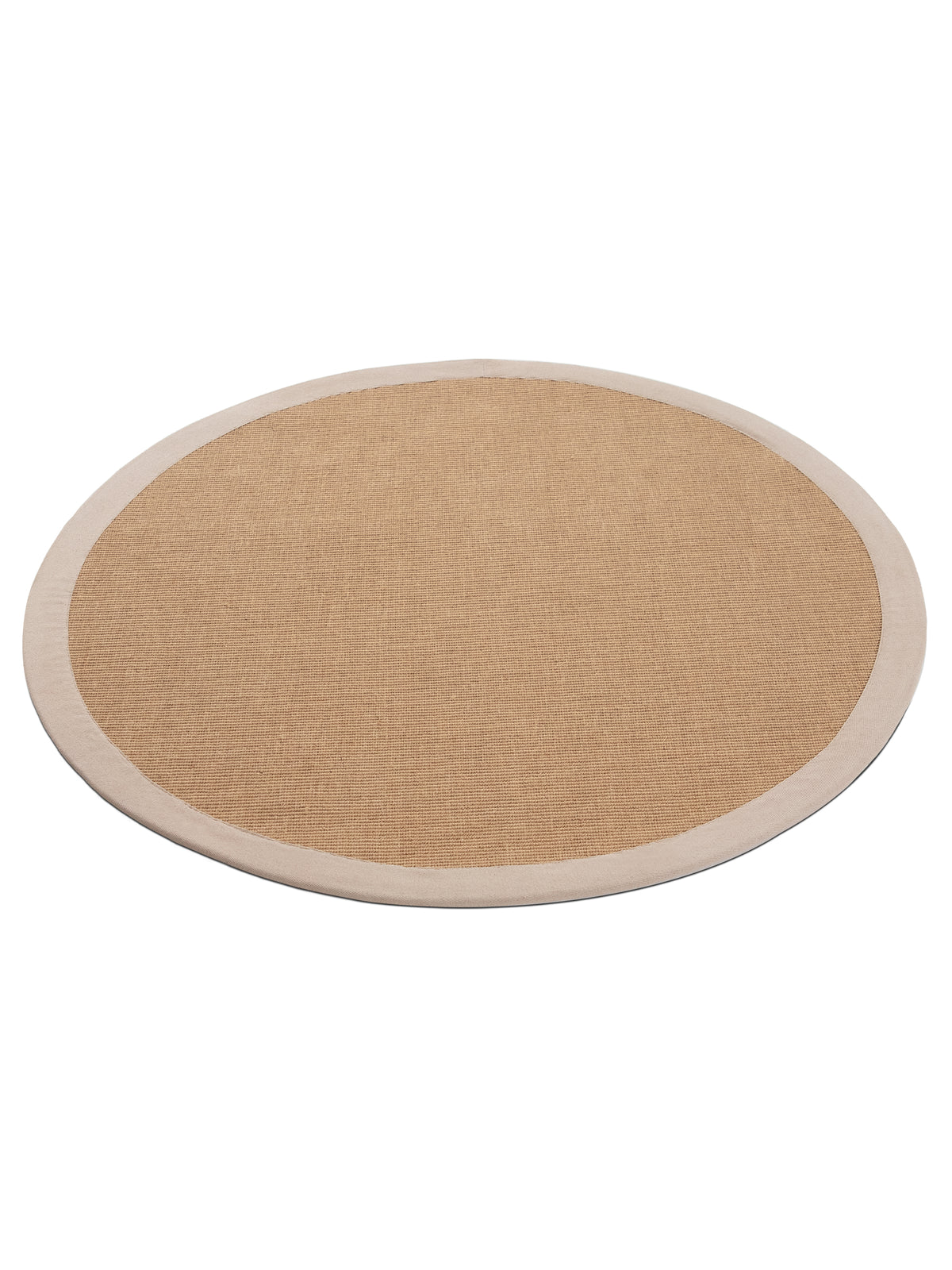 Sisalteppich Rund Beige aus Sisal/Jute