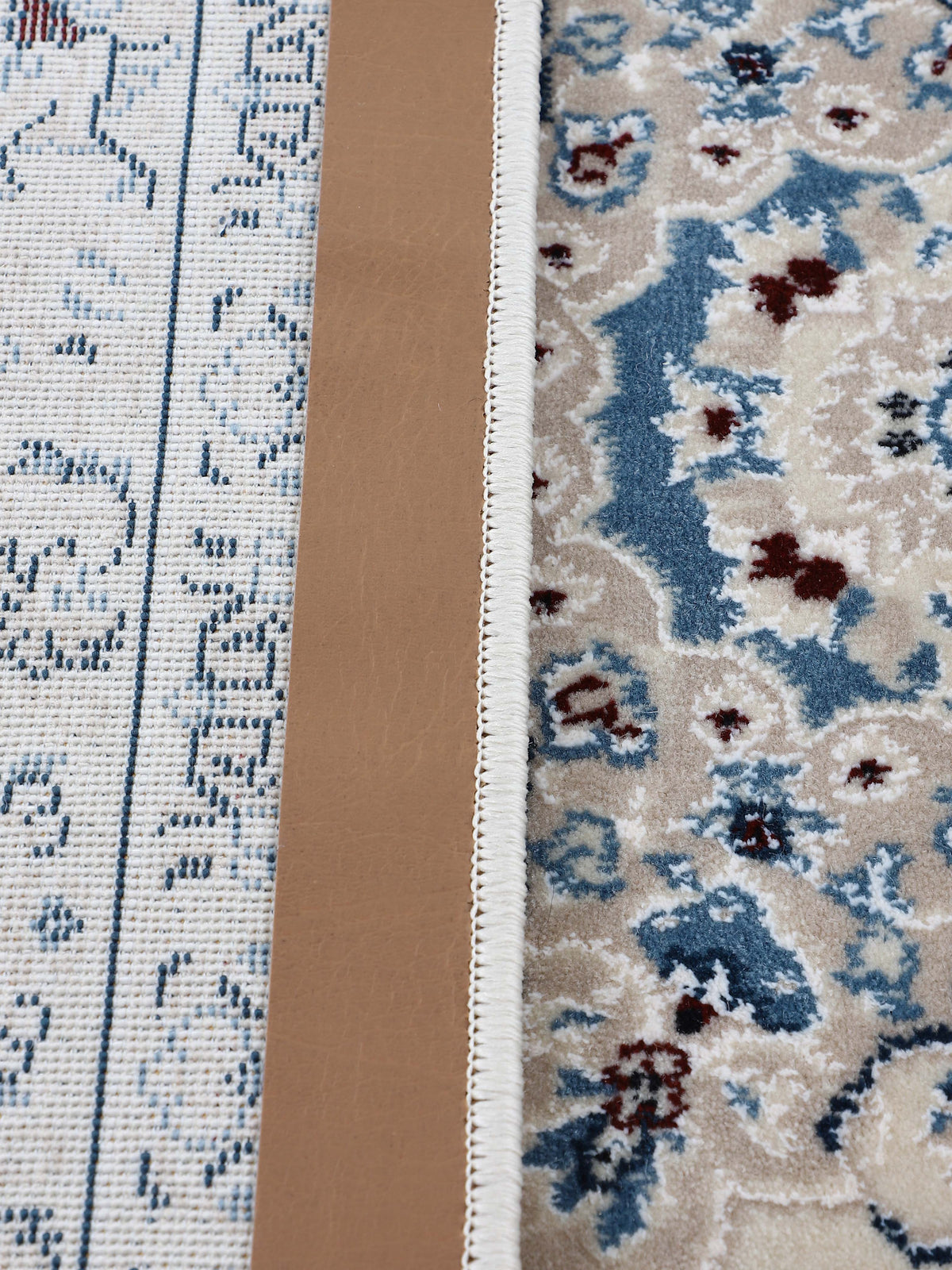 Teppich Nain Diane Läufer Creme in creme aus kunstfaser