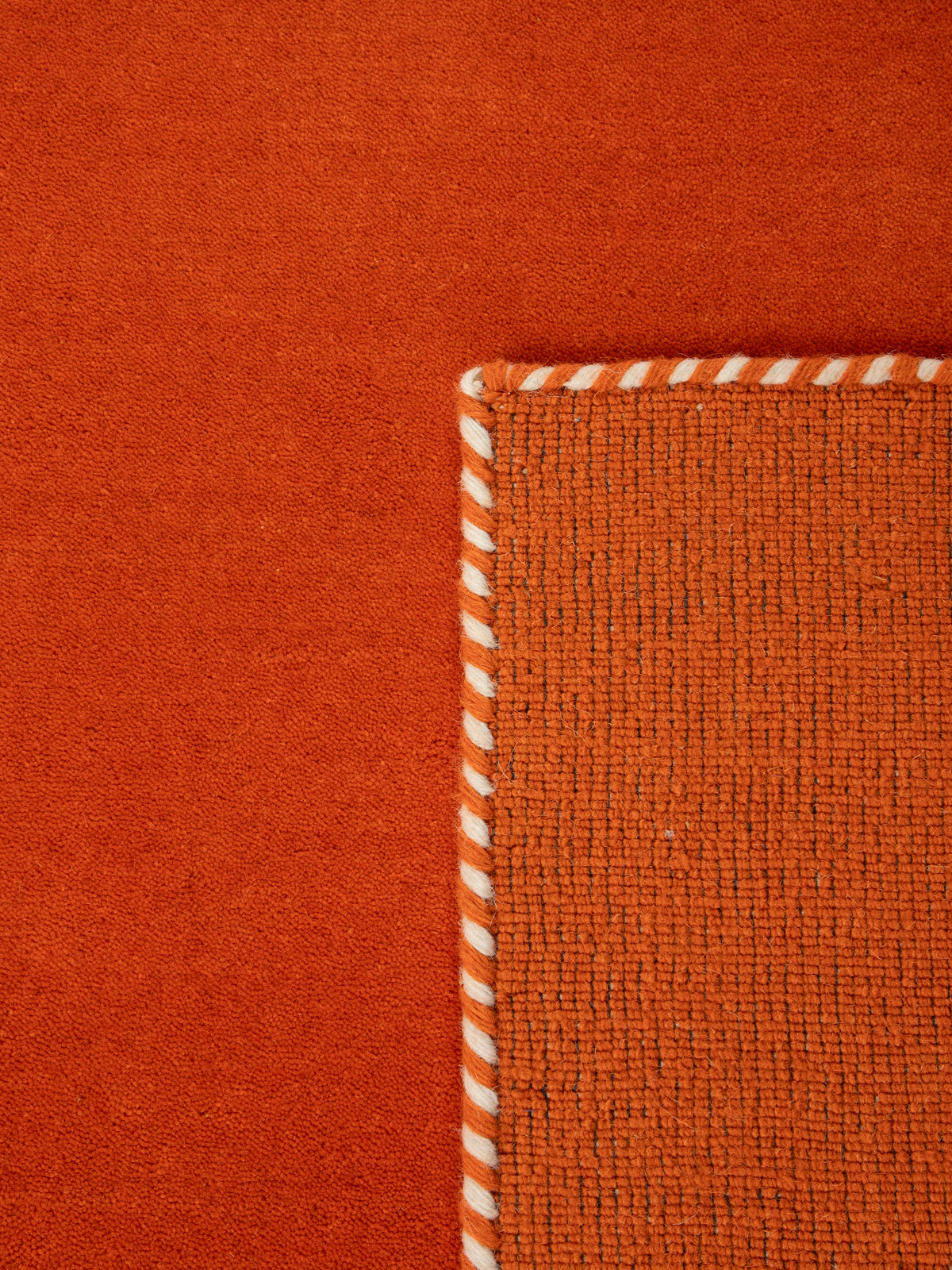 Wollteppich Gabbeh Lola Läufer Orange aus Wolle