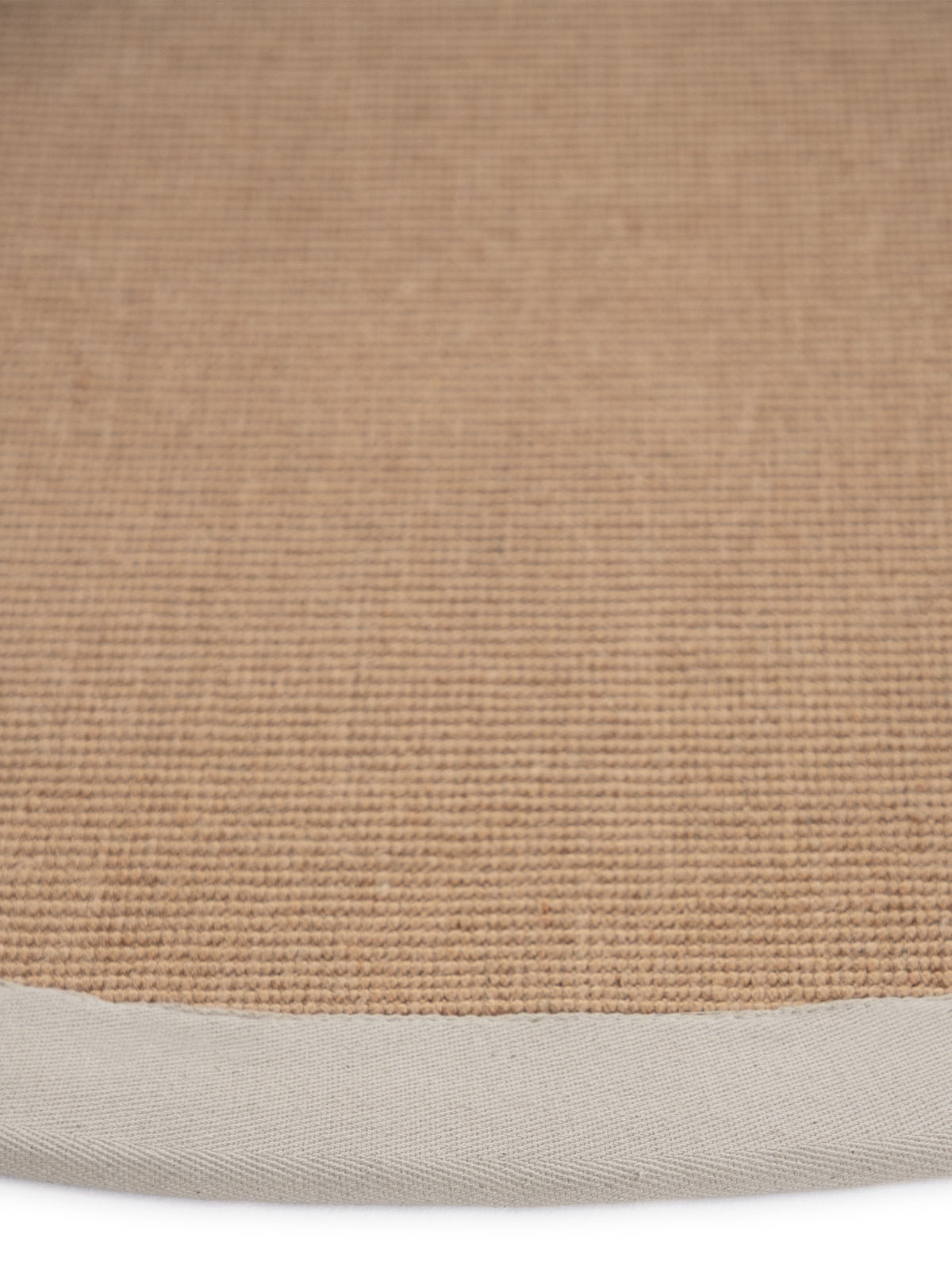 Sisalteppich Rund Creme aus Sisal/Jute