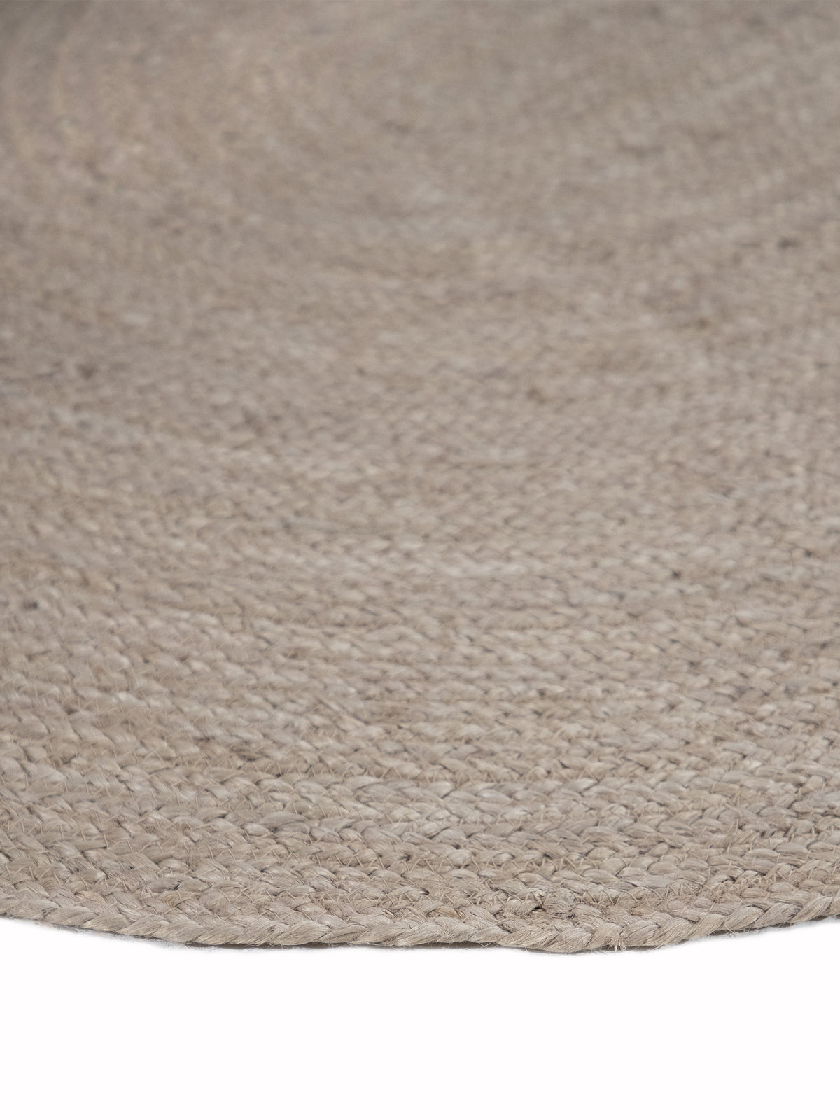 Juteteppich Nele Oval Taupe in taupe aus sisal/jute