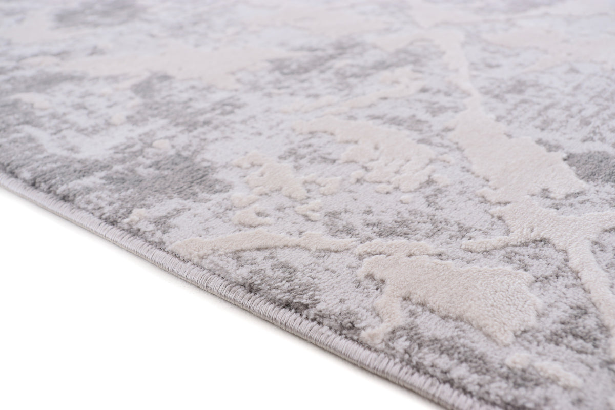 Marble Teppich Grau