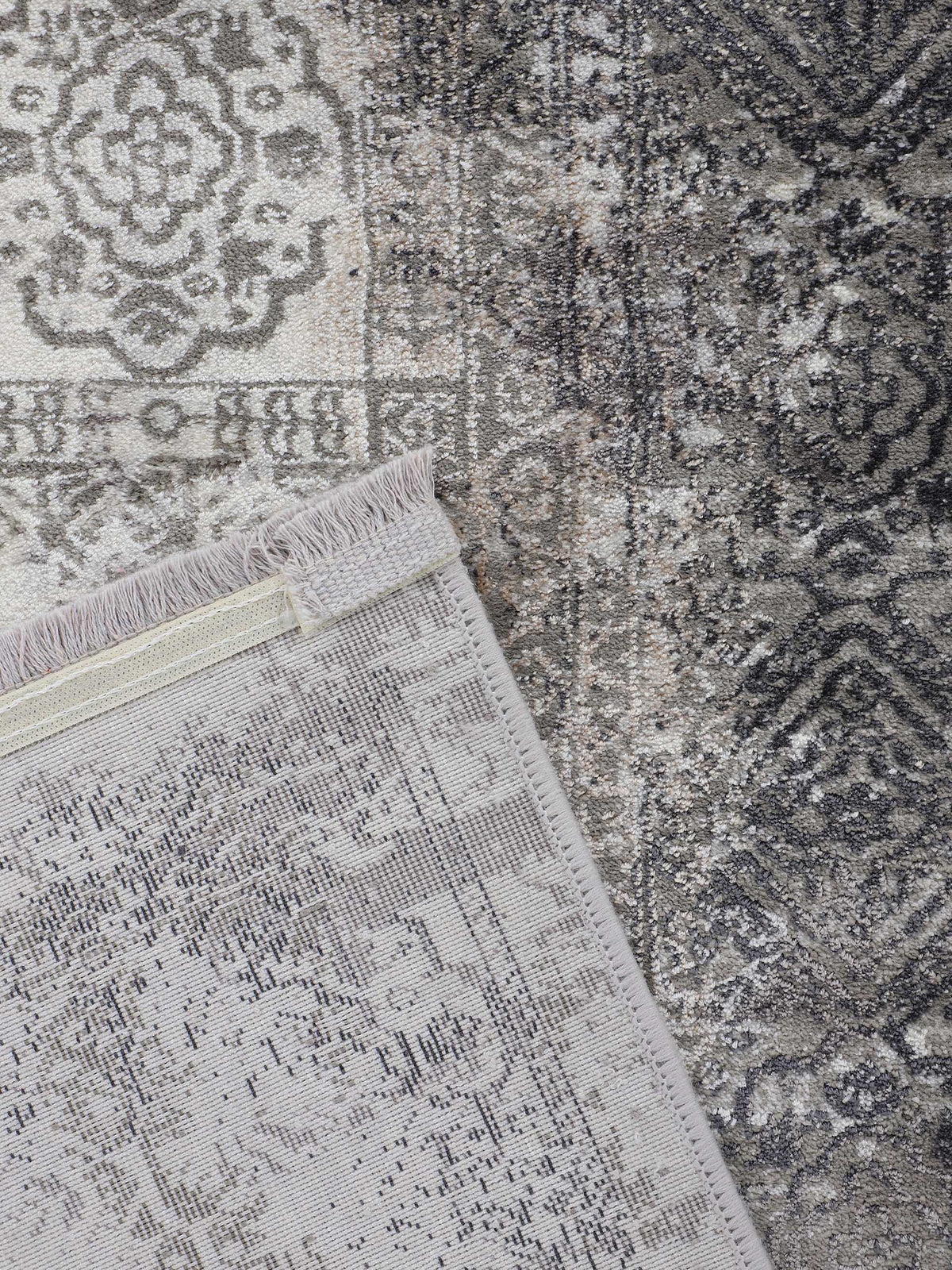 Vintage Teppich Liyath Grau