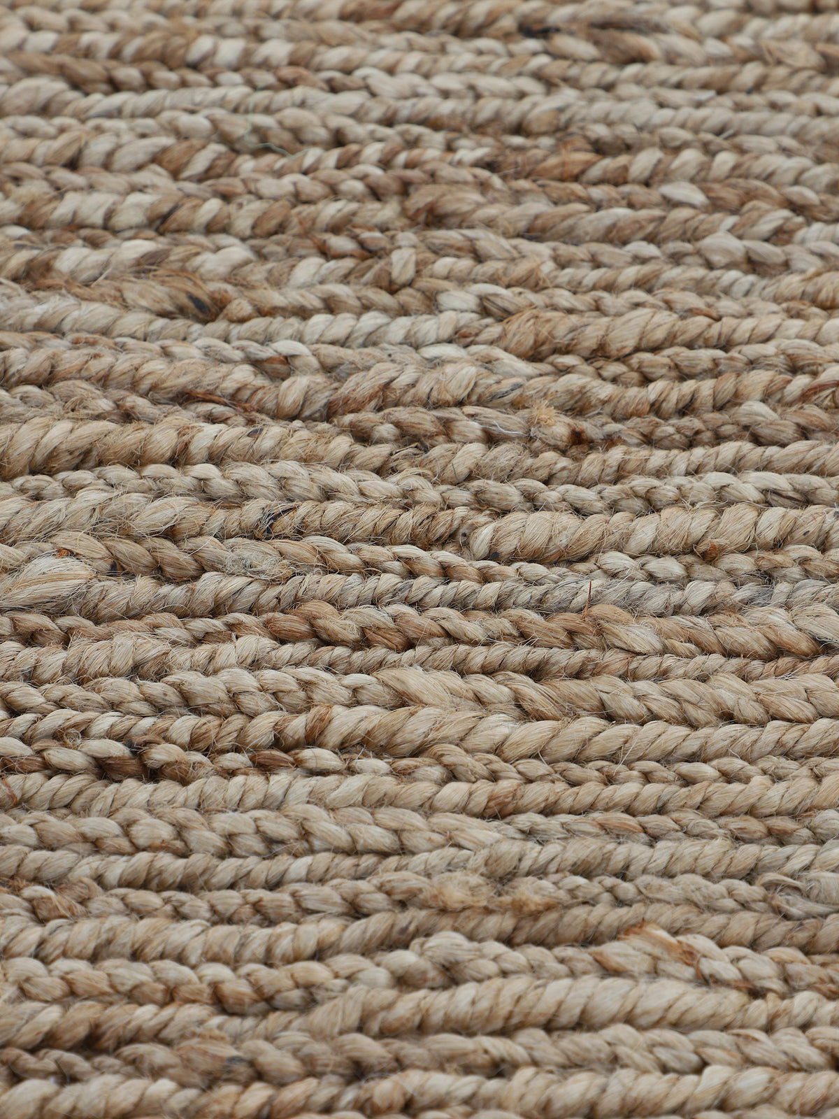 Juteteppich Nala Rund Beige