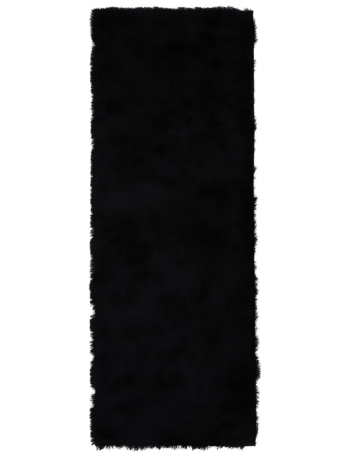 Hochflorteppich Breeze Läufer Schwarz