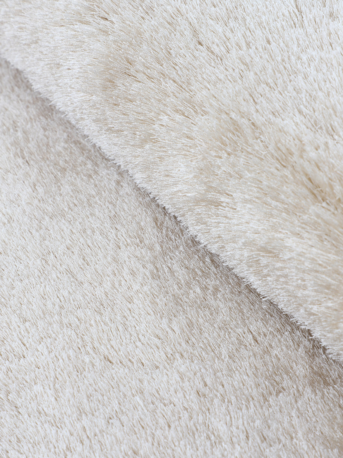 Hochflorteppich Breeze Rund Creme