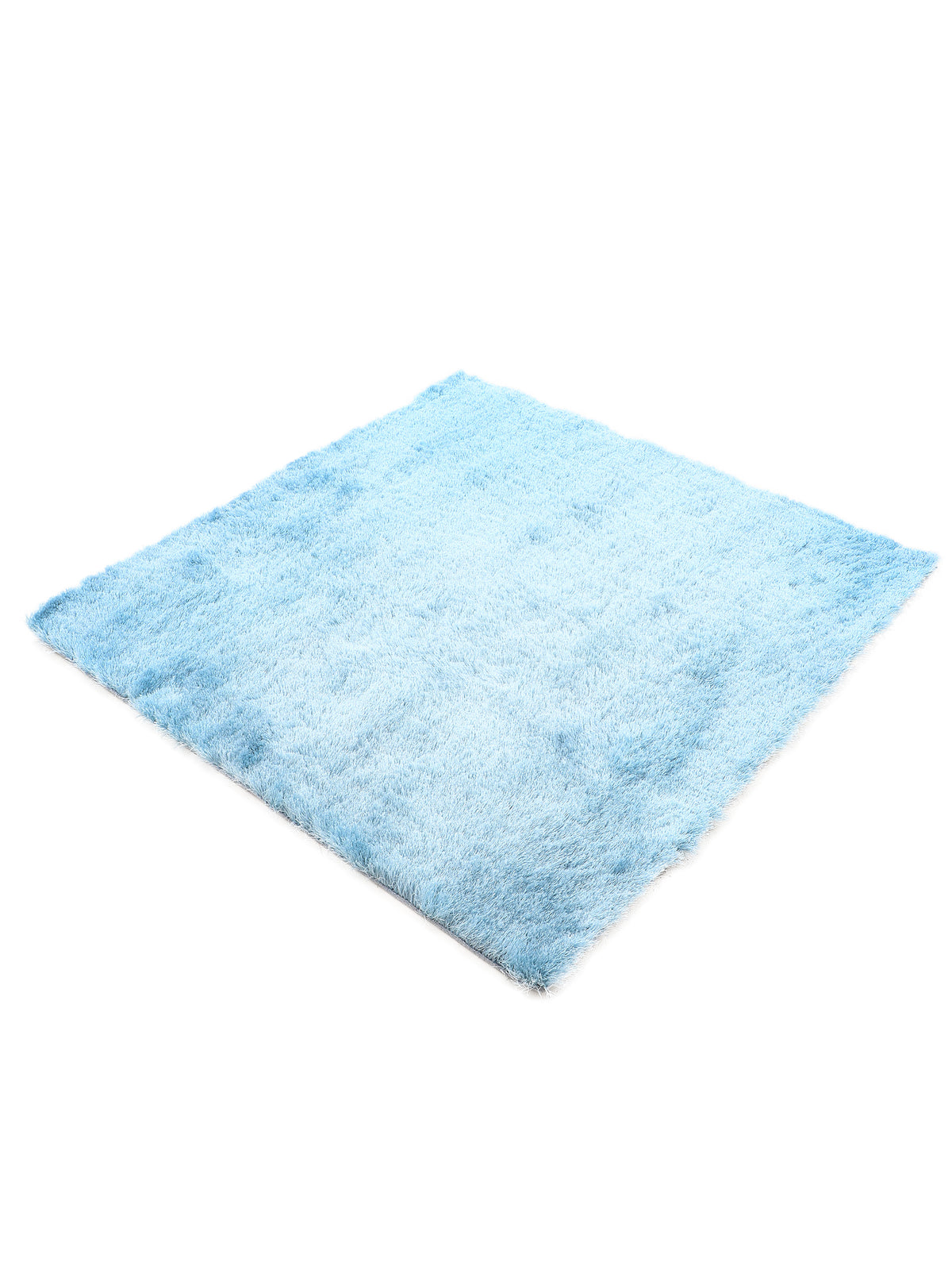Hochflorteppich Breeze Quadratisch Hellblau