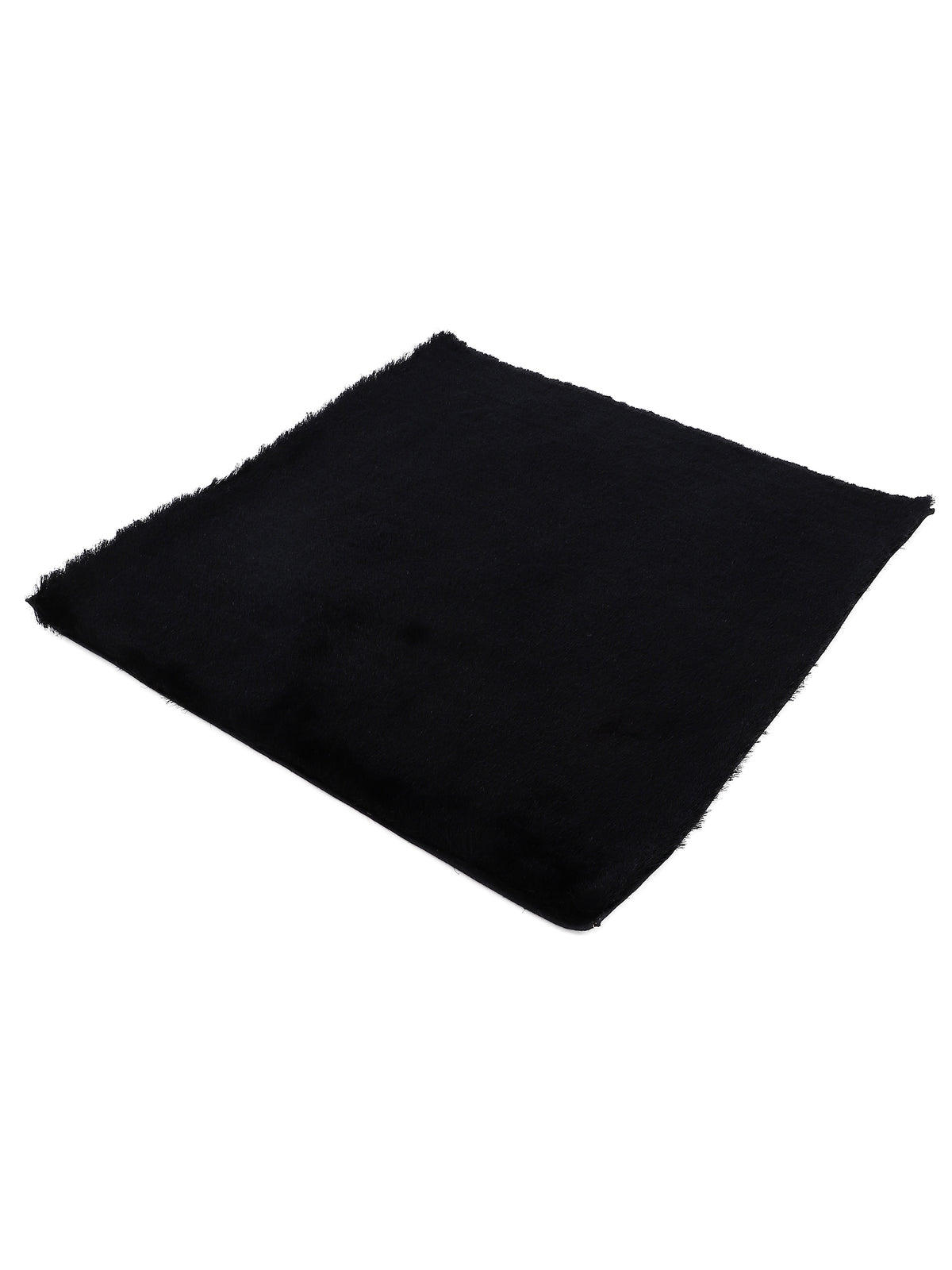 Hochflorteppich Breeze Quadratisch Schwarz