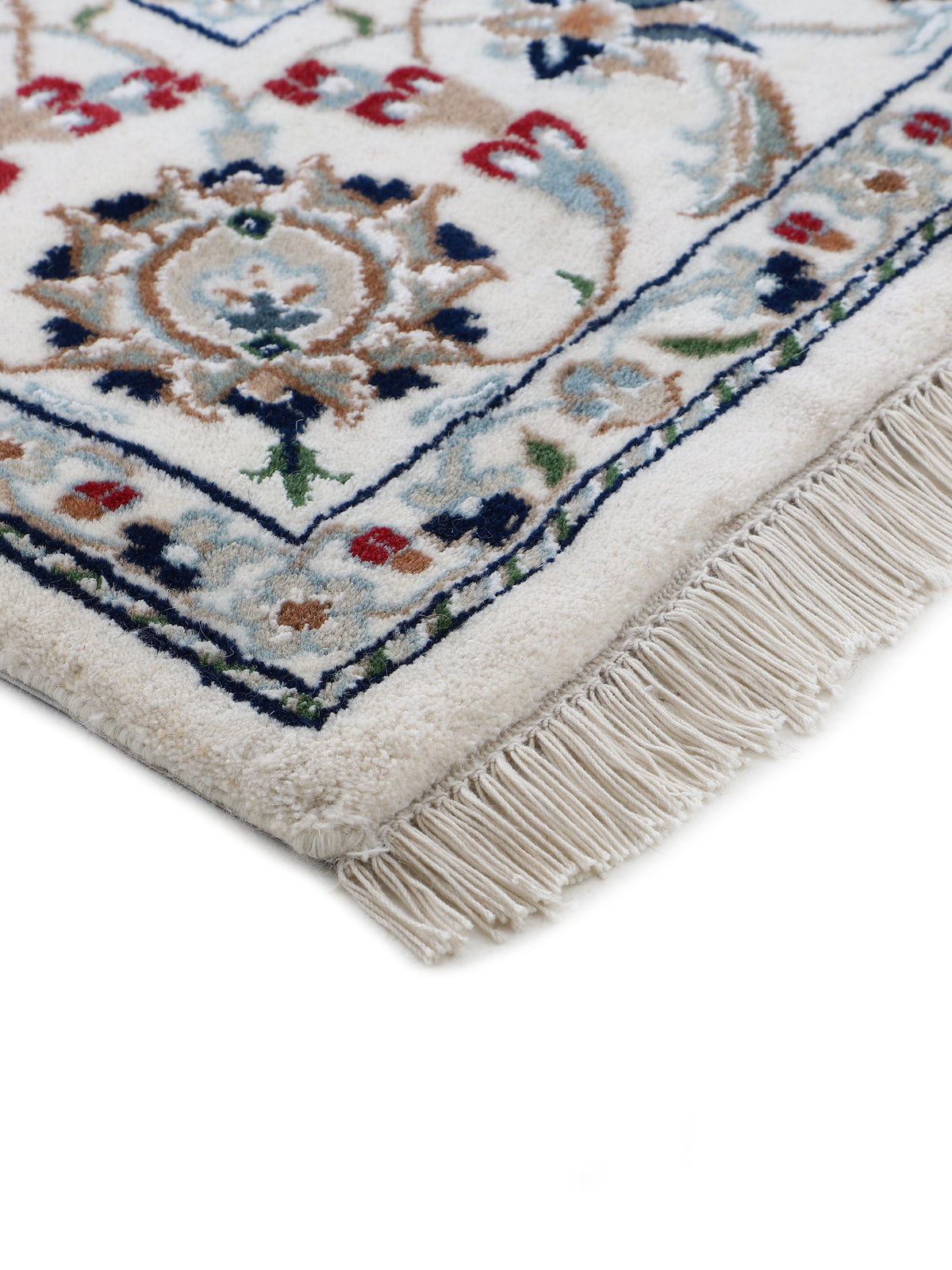 Nain Teppich Läufer Creme