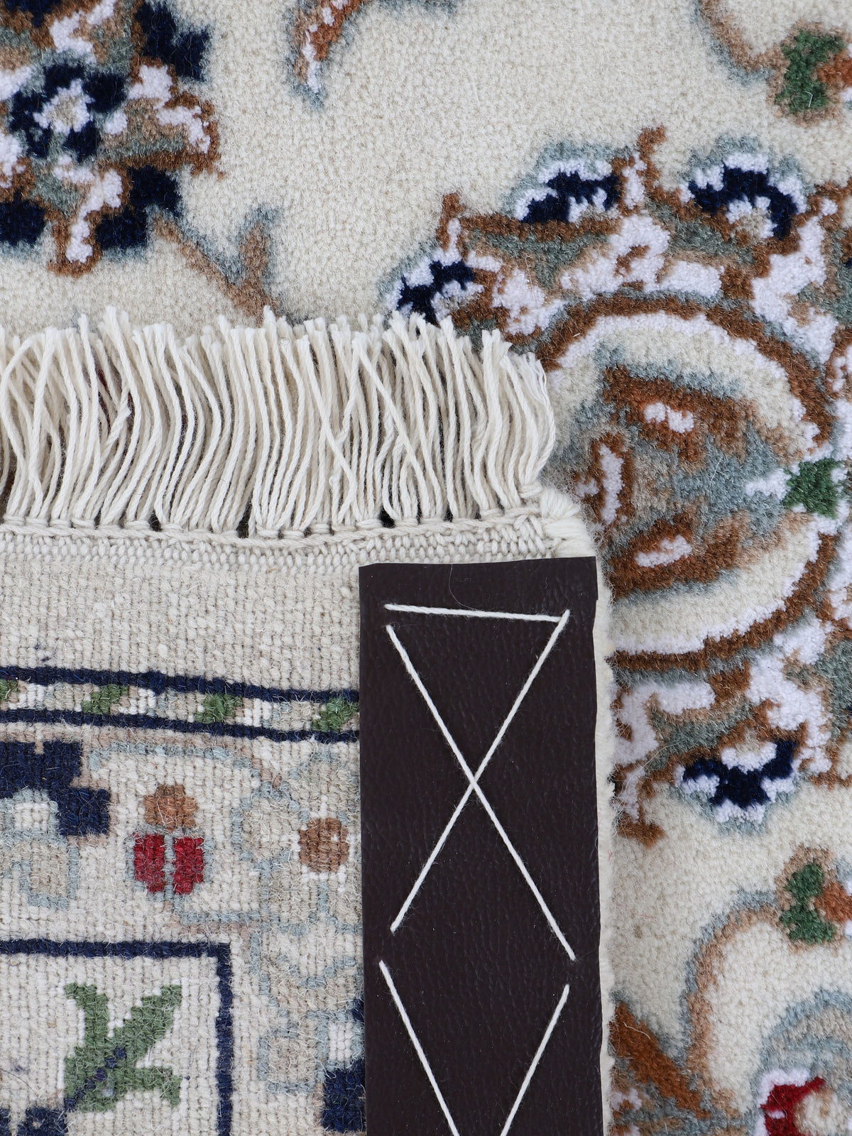 Nain Teppich Läufer Creme