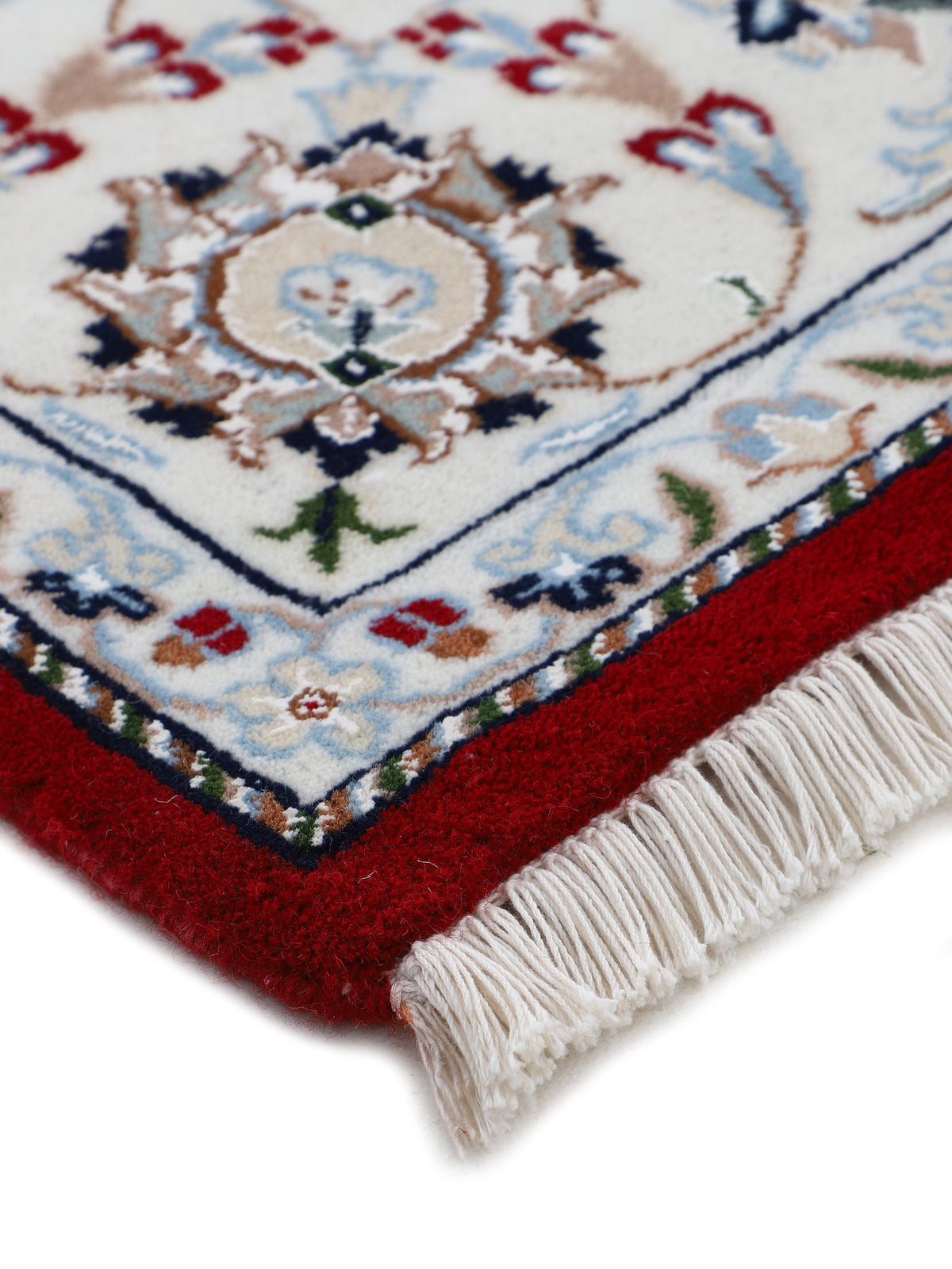 Nain Teppich Läufer Rot