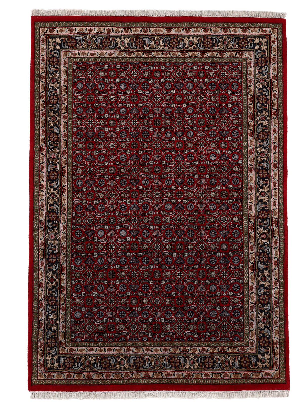 Bidjar Herati Teppich Rot