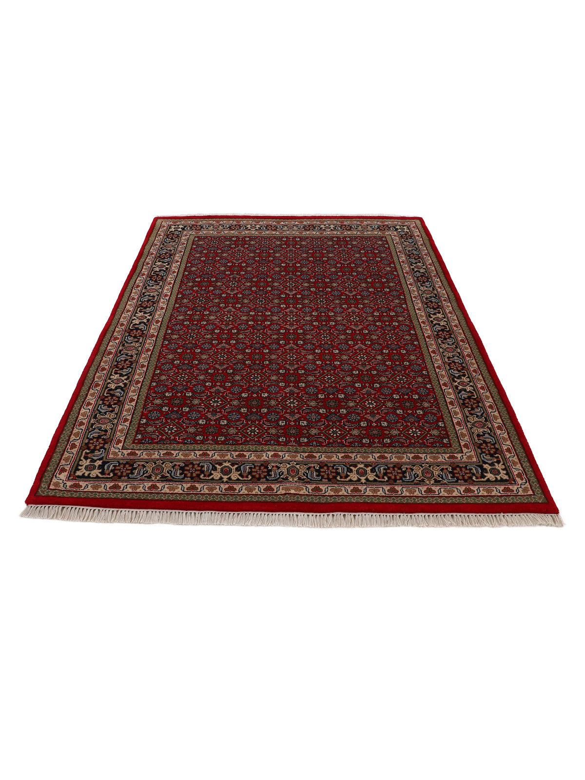 Bidjar Herati Teppich Rot