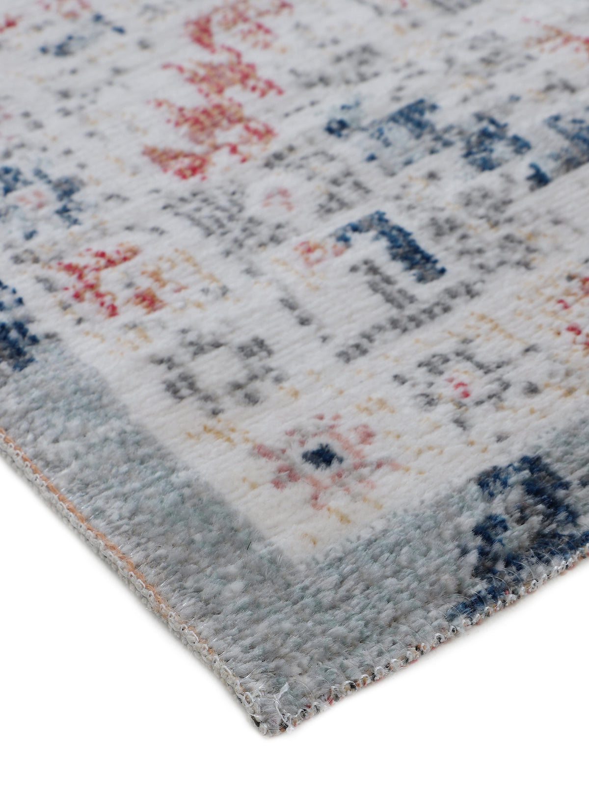 Flachgewebeteppich Rina Blau