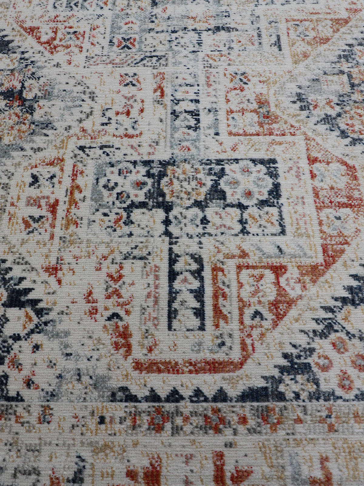 Flachgewebeteppich Rina Blau