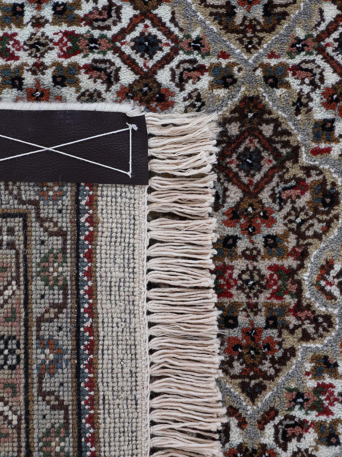 Tabriz Mahi Läufer Teppich Creme