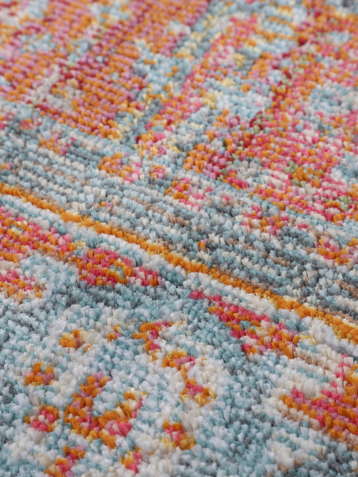 Vintage Teppich Desna Blau