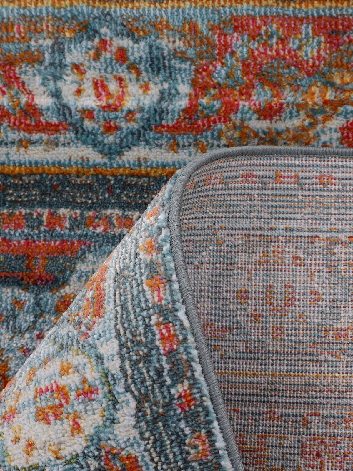 Vintage Teppich Desna Blau