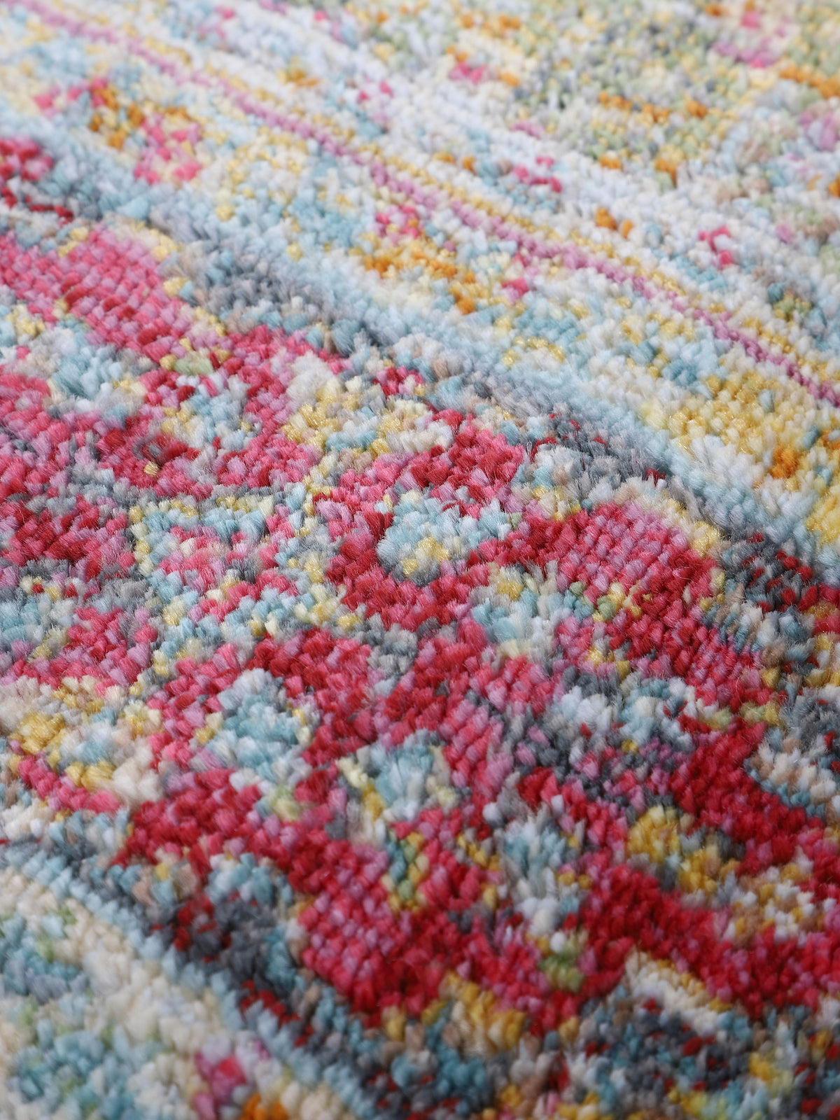 Vintage Teppich Harleen Läufer Multicolor