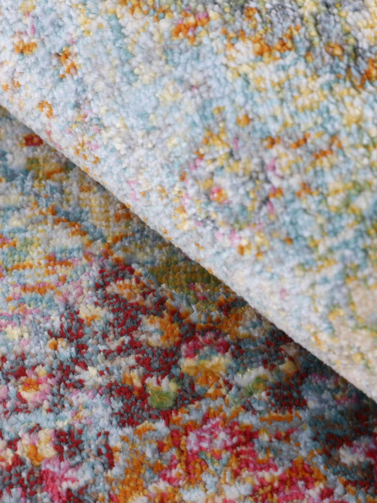 Vintage Teppich Harleen Läufer Multicolor