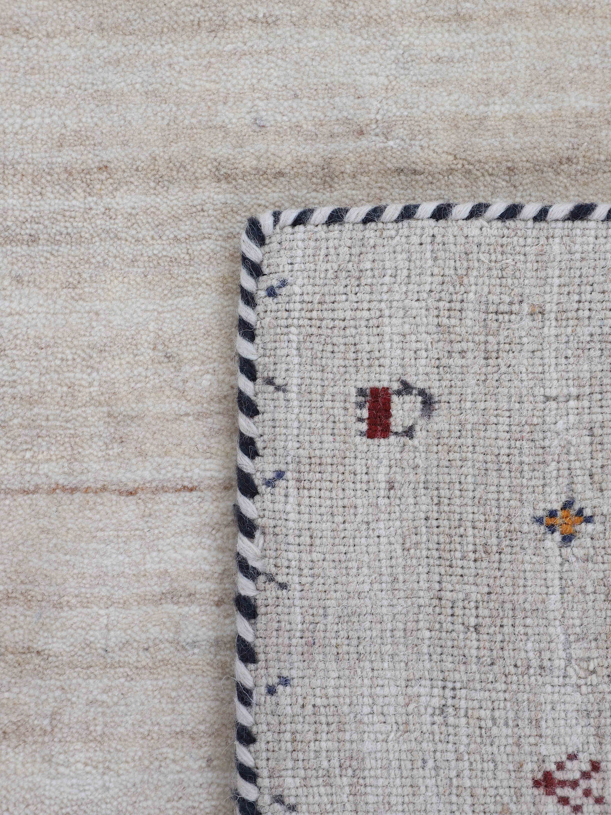 Wollteppich Gabbeh Nura Beige