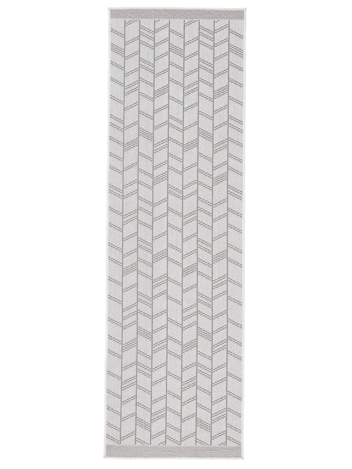 In- & Outdoor Teppich Boho Läufer Beige