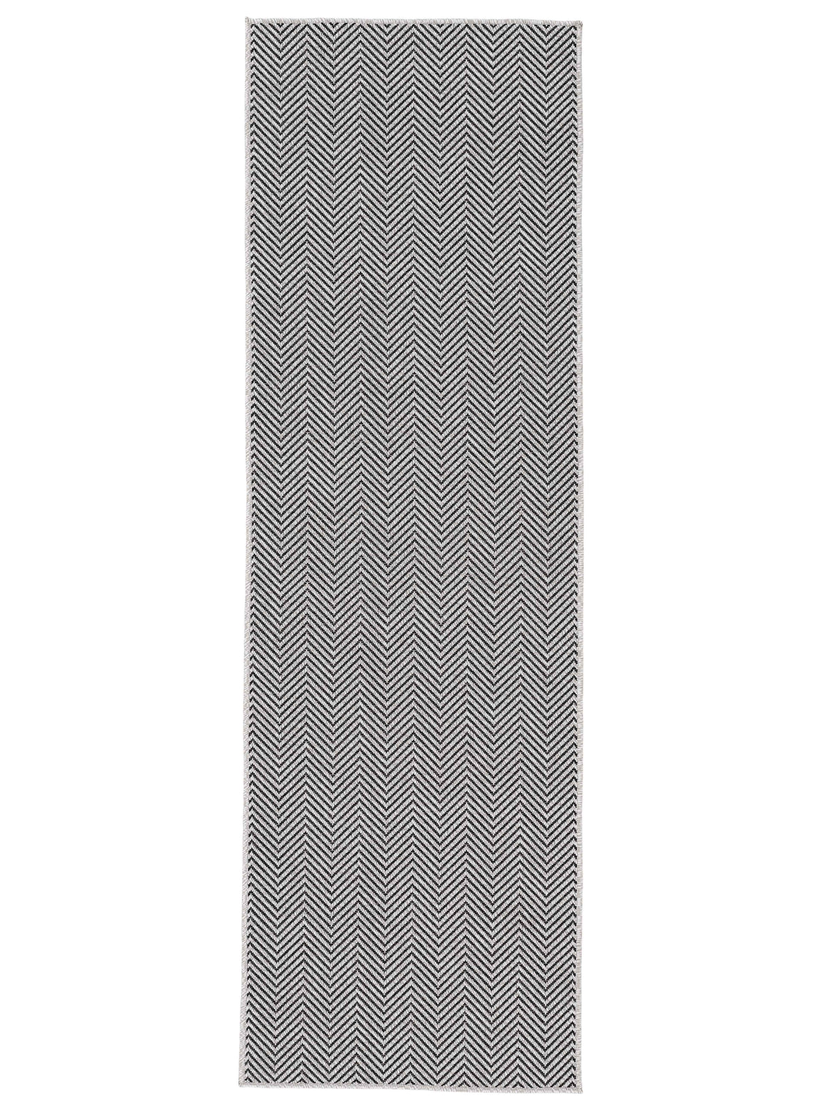 In- & Outdoor Teppich Boho Läufer Beige