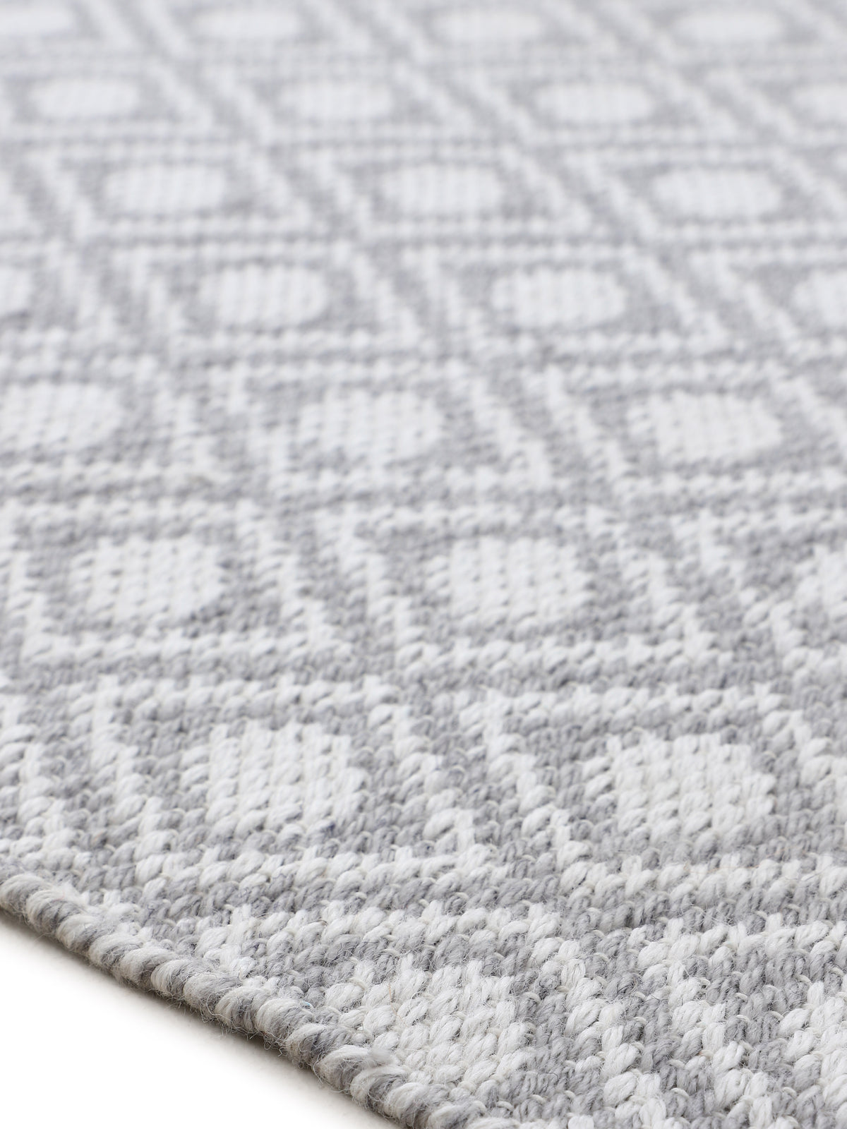 In- & Outdoor Teppich aus recyceltem Material Creme