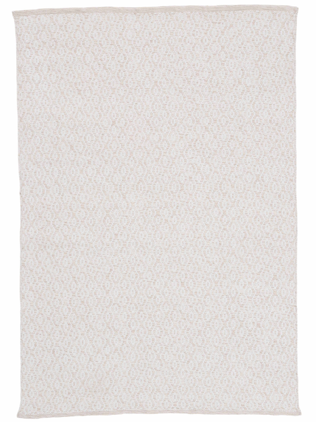 In- & Outdoor Teppich aus recyceltem Material Creme