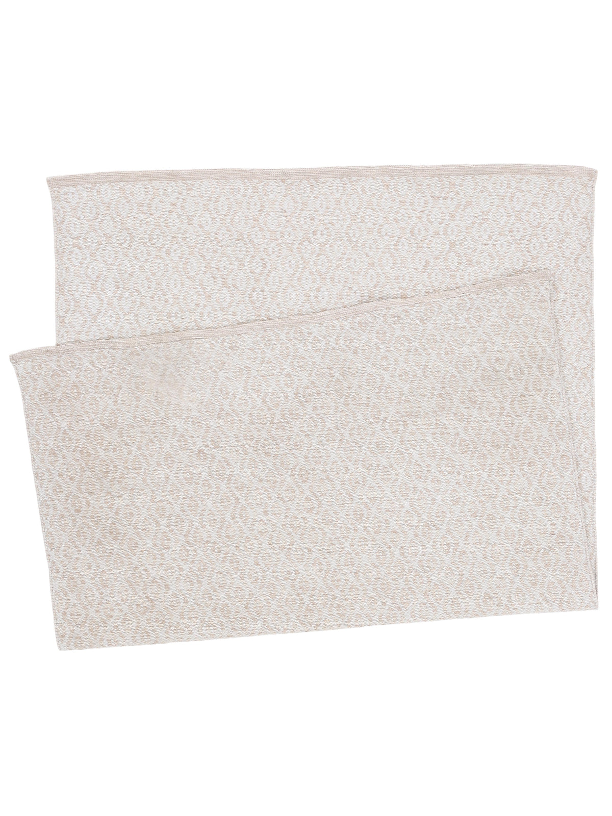 In- & Outdoor Teppich aus recyceltem Material Creme