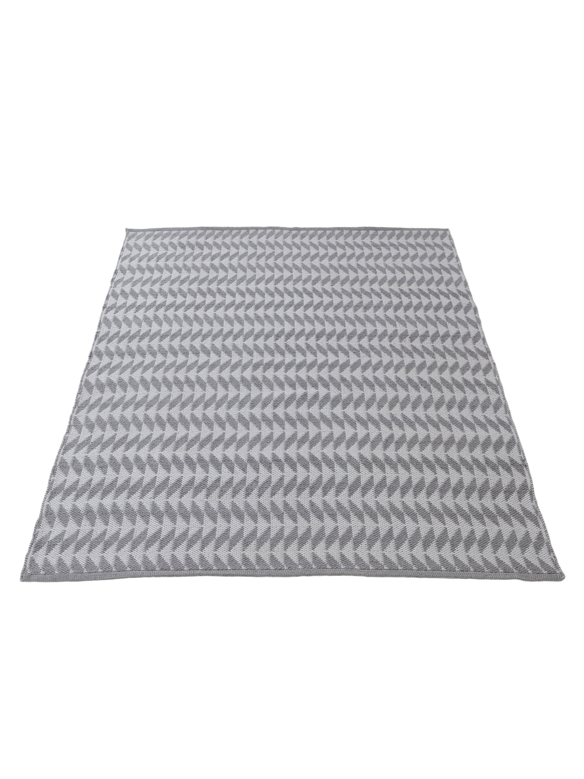 In- & Outdoor Teppich aus recyceltem Material Hellbraun/Weiß