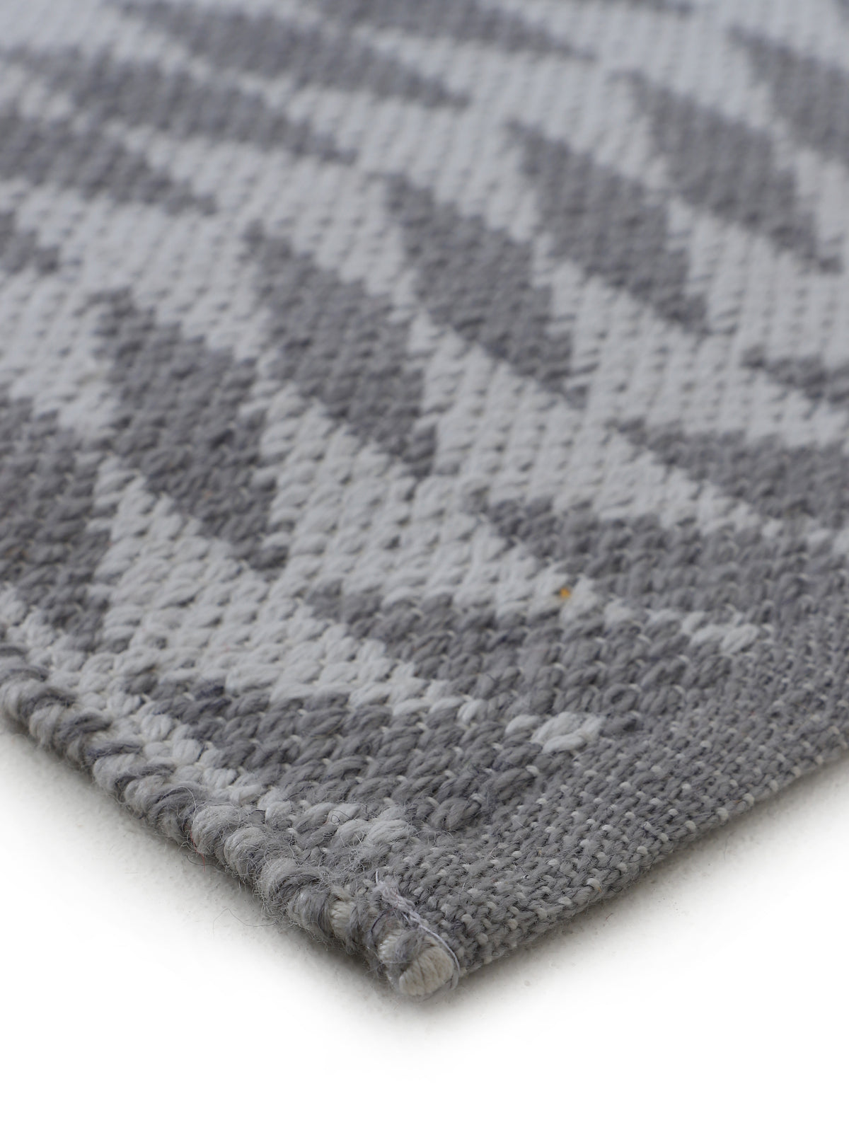 In- & Outdoor Teppich aus recyceltem Material Hellbraun/Weiß