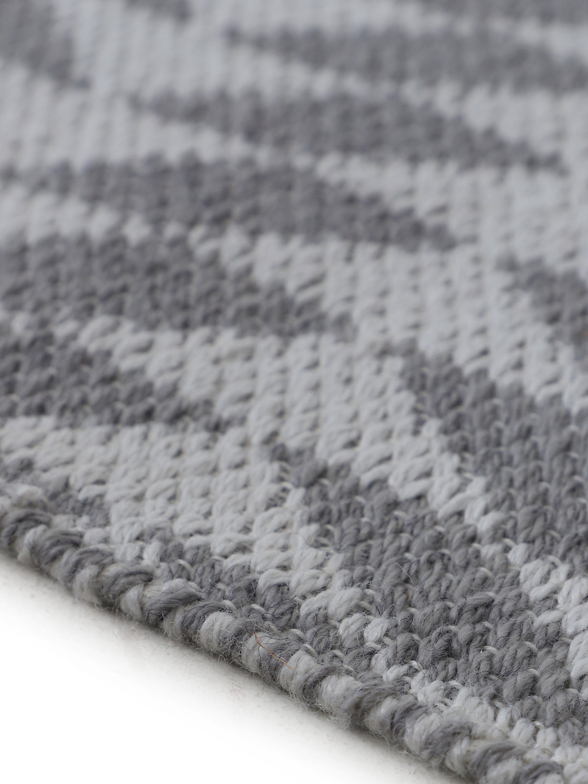 In- & Outdoor Teppich aus recyceltem Material Hellbraun/Weiß