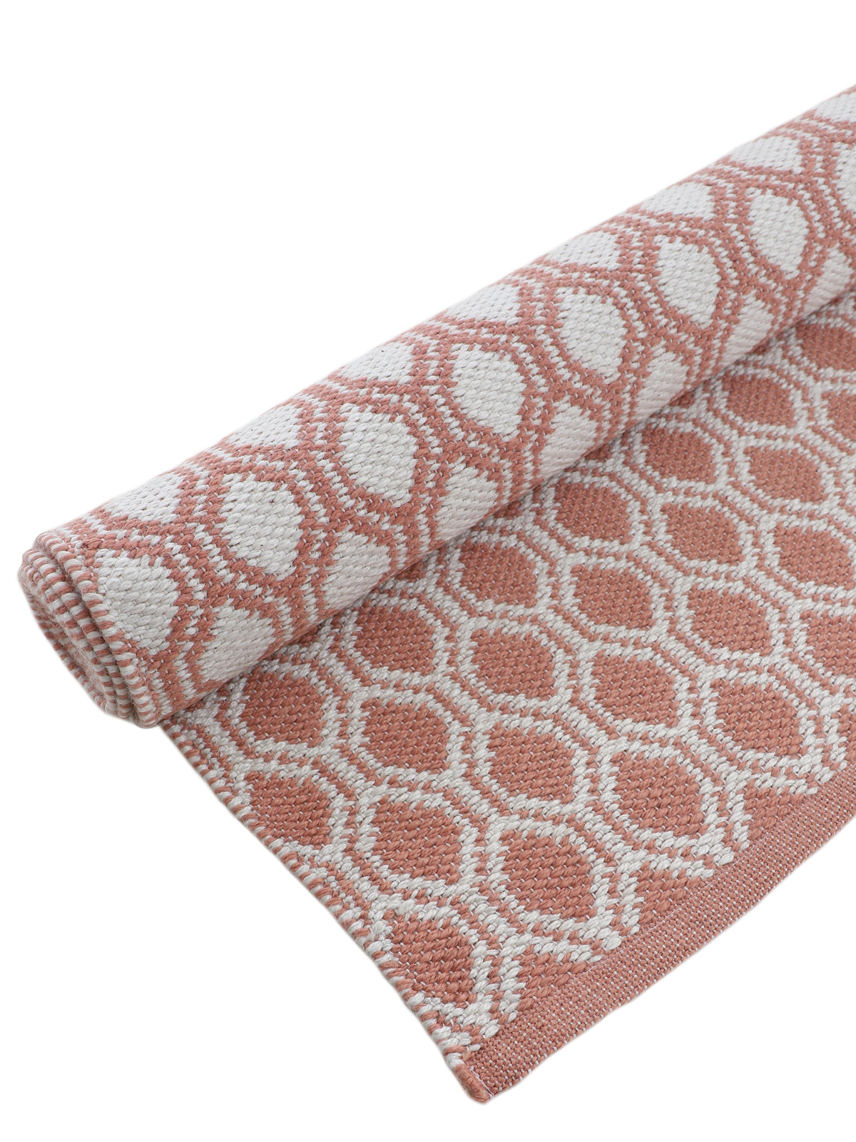 In- & Outdoor Teppich aus recyceltem Material Peach