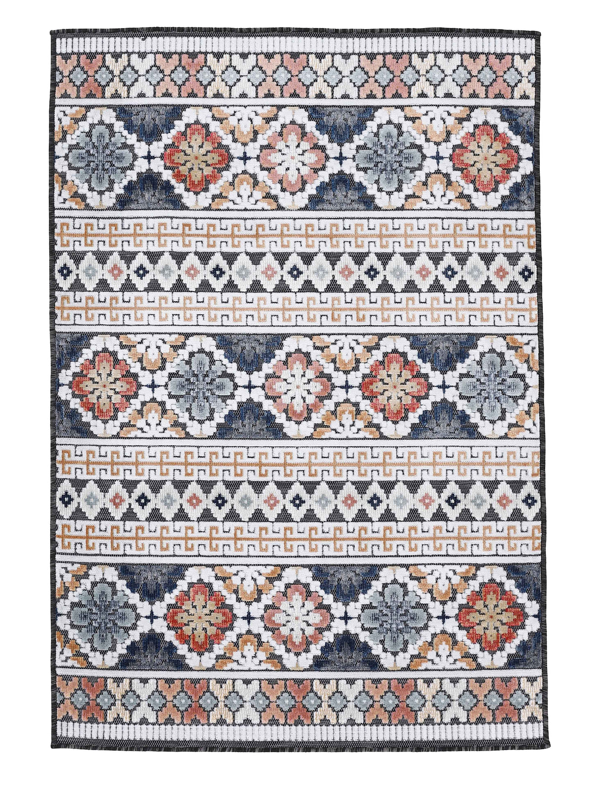 In- & Outdoor Teppich Deja Dunkelblau