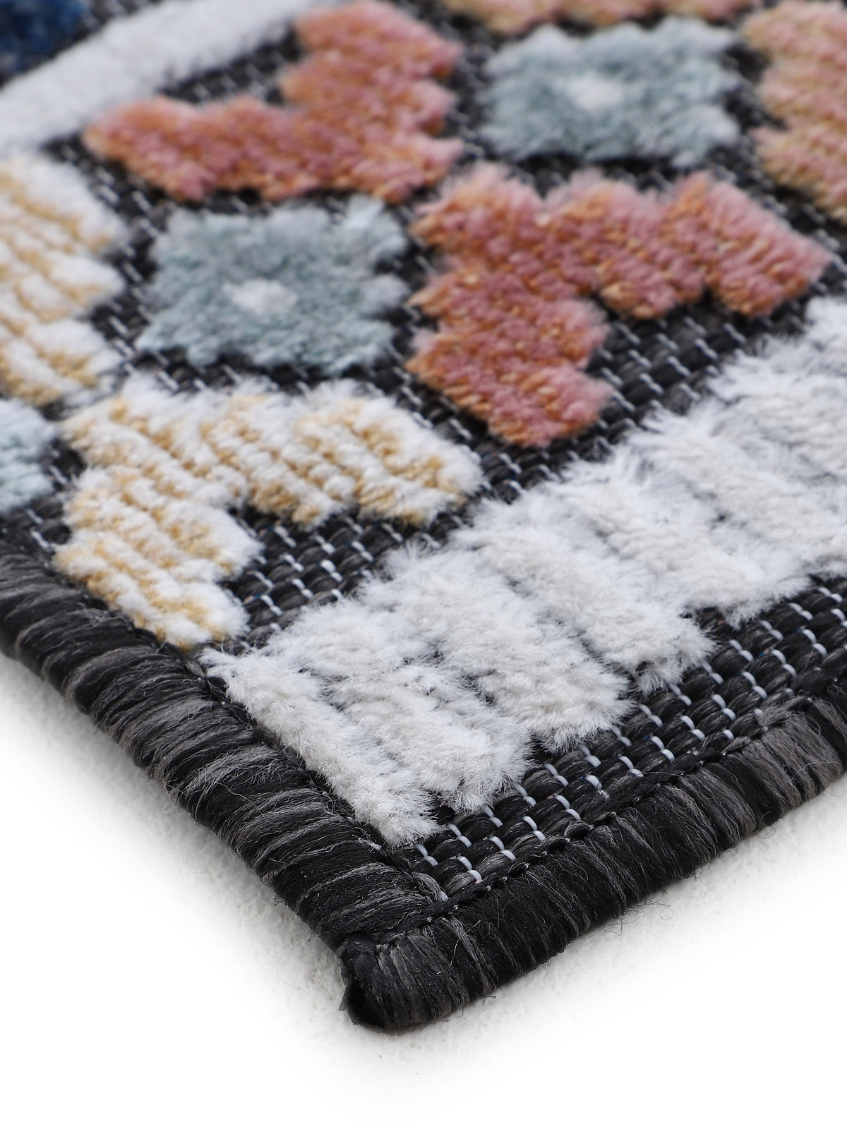 In- & Outdoor Teppich Deja Rund Dunkelblau