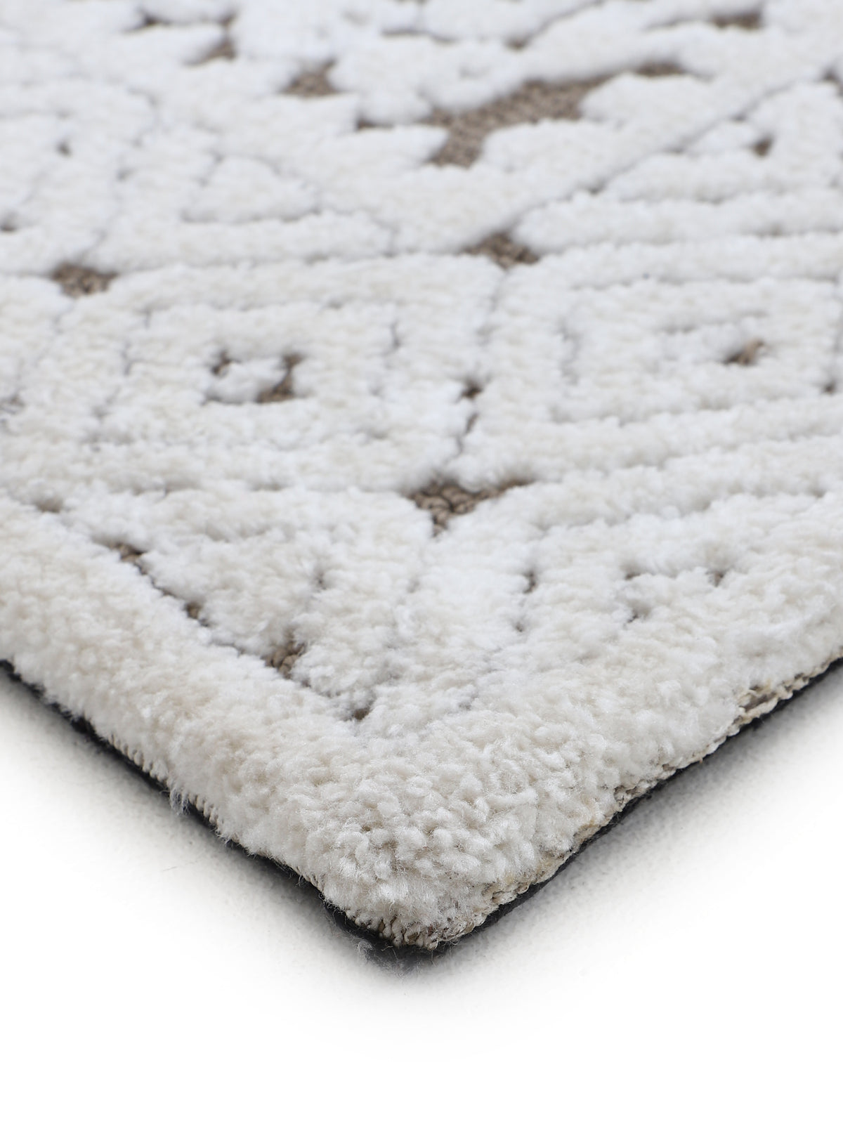 Teppich Holly Creme/Hellgrau