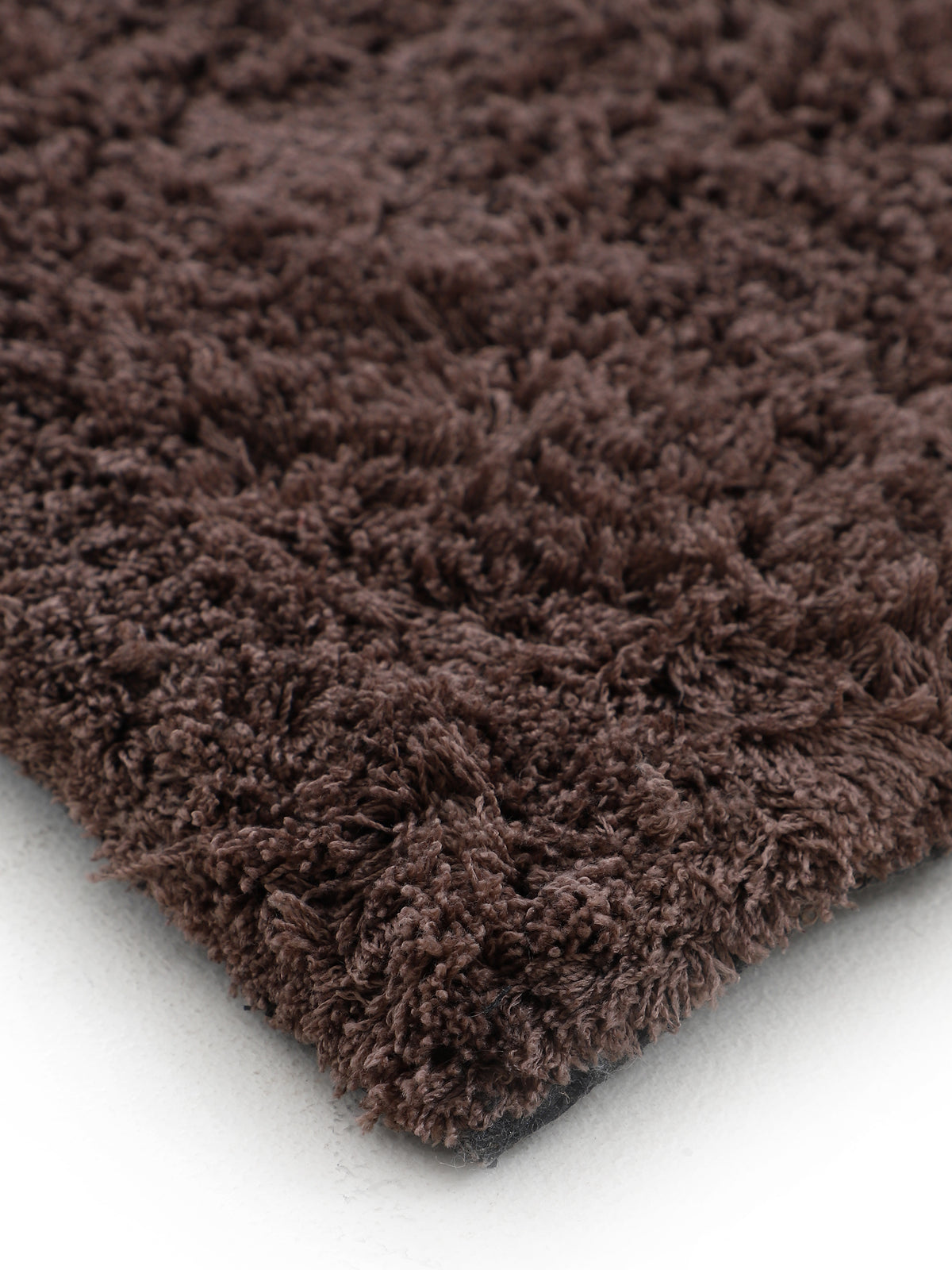 Hochflorteppich Silky Braun