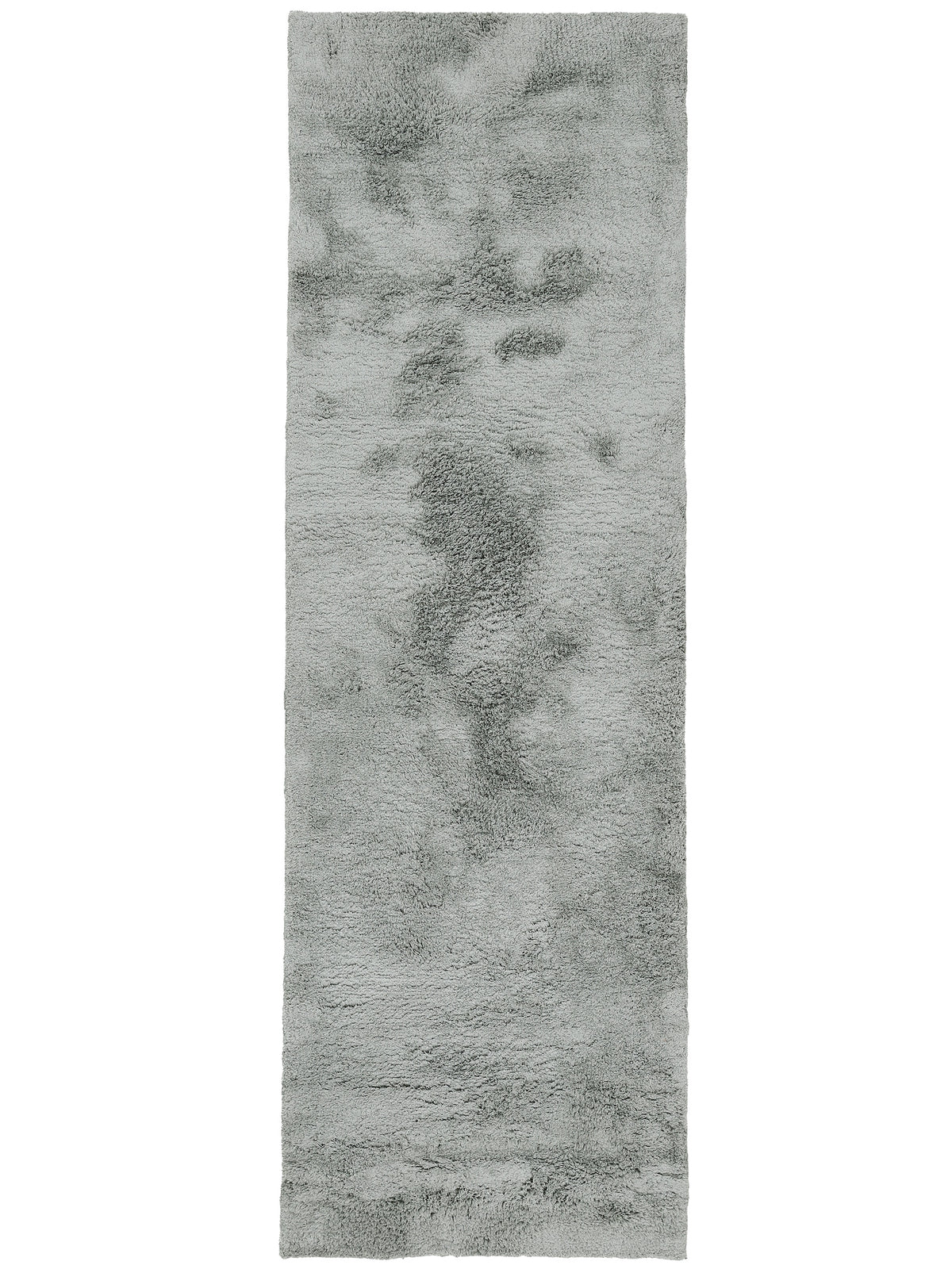 Hochflorteppich Silky Läufer Grün